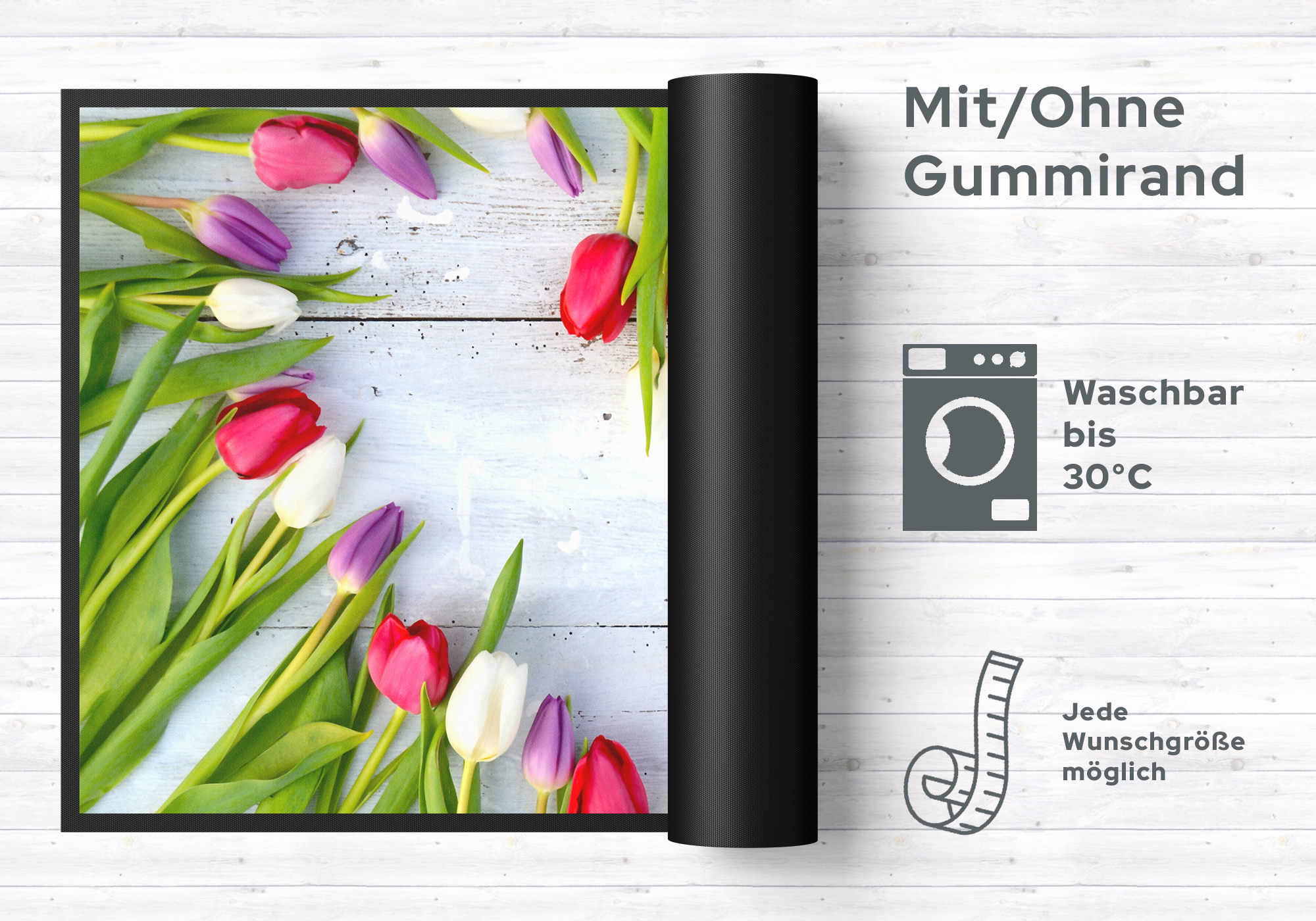 Fussmatte Tulpen 10047