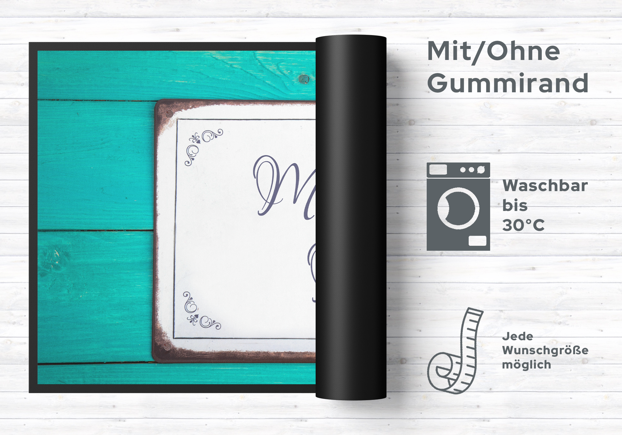 Fussmatte Moin Moin 10086