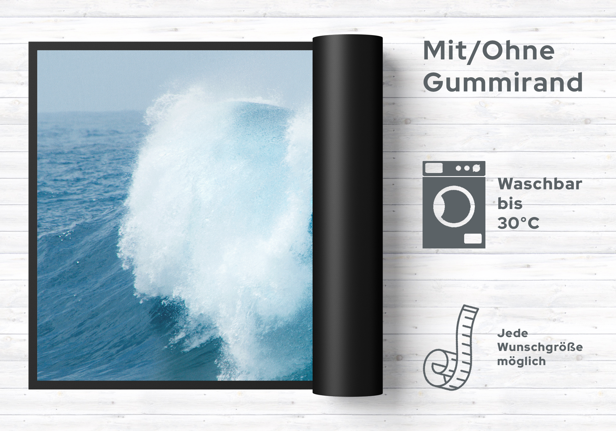 Fussmatte Welle 10087