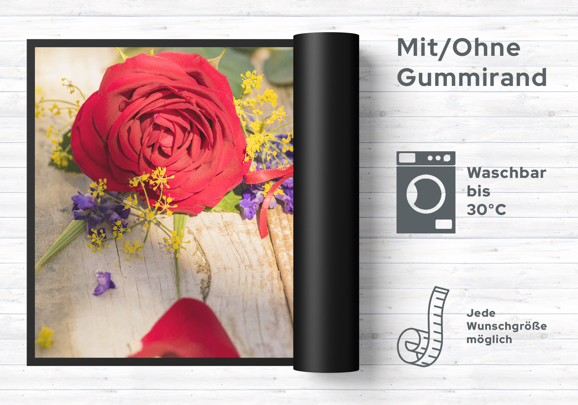 Fussmatte Willkommen 10091