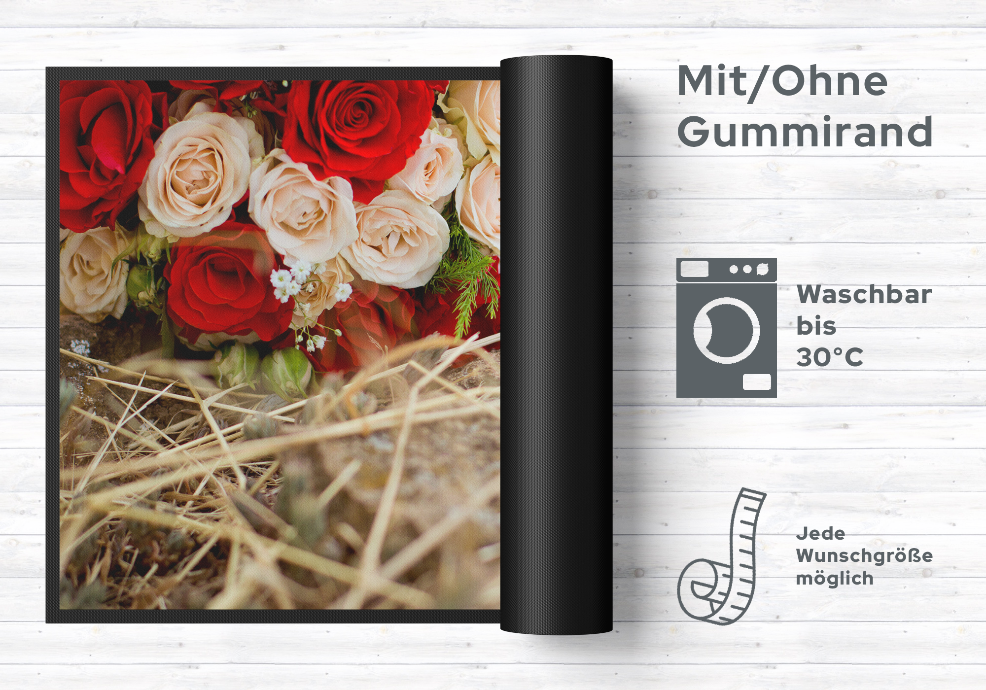 Fussmatte Hochzeit 10106