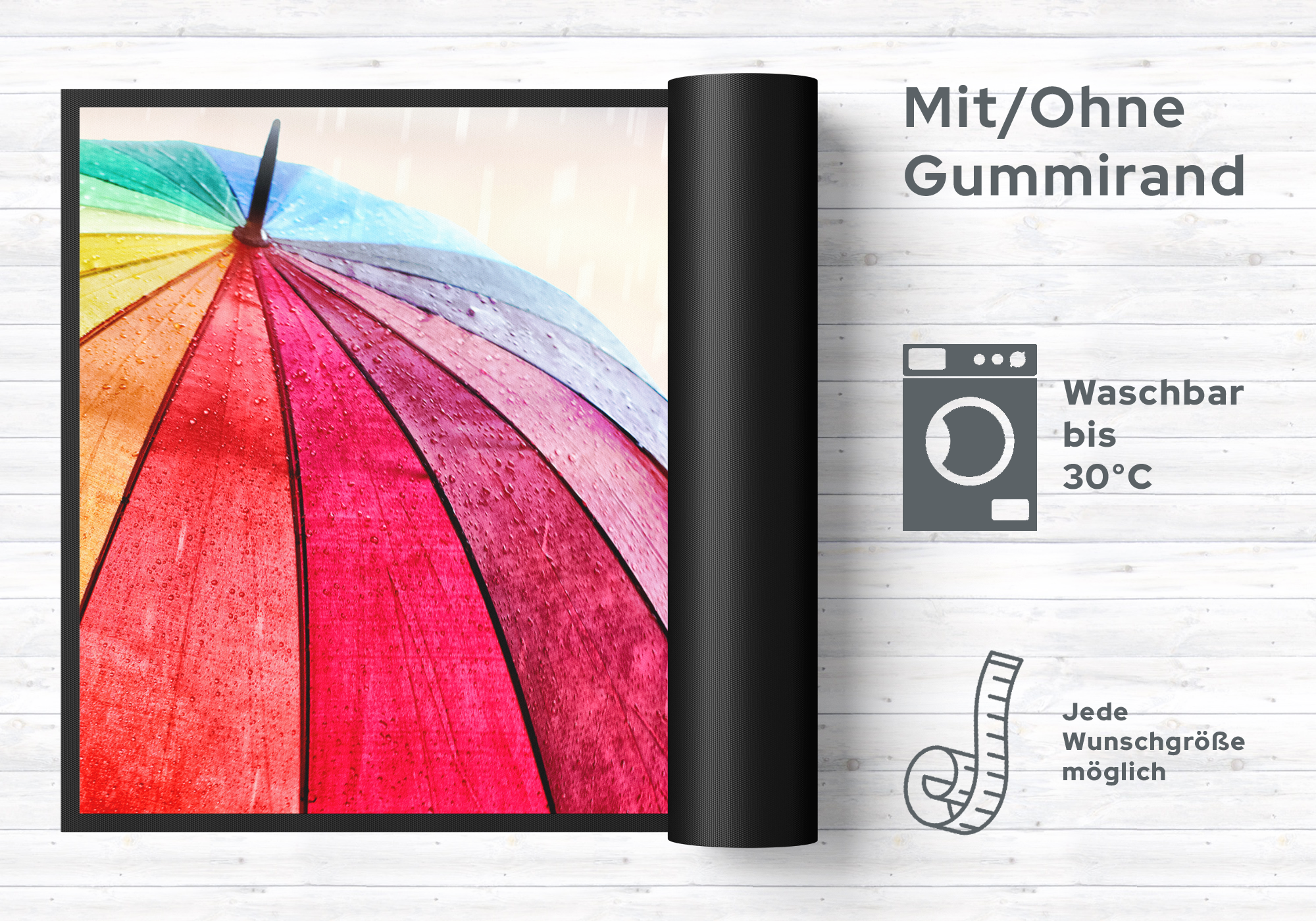 Fussmatte Regenschirm 10108