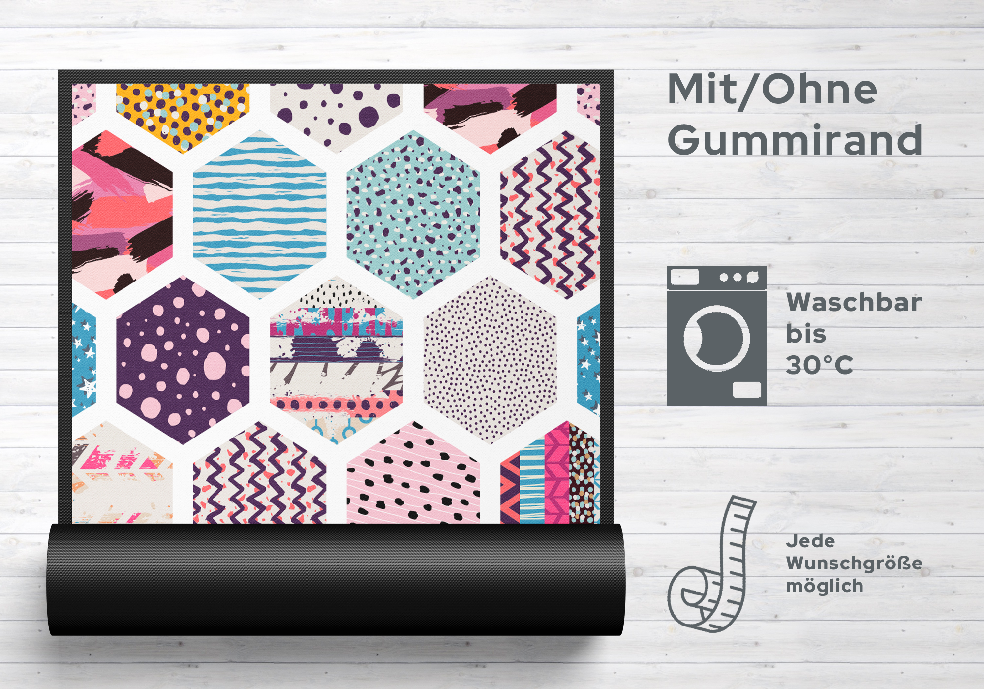 Teppich Patchwork 10112