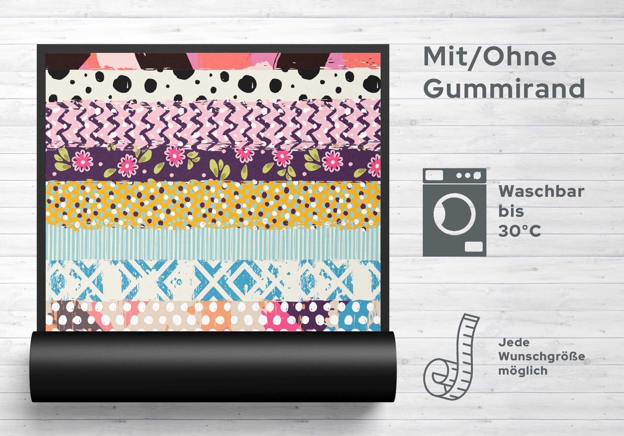 Teppich Patchwork 10120