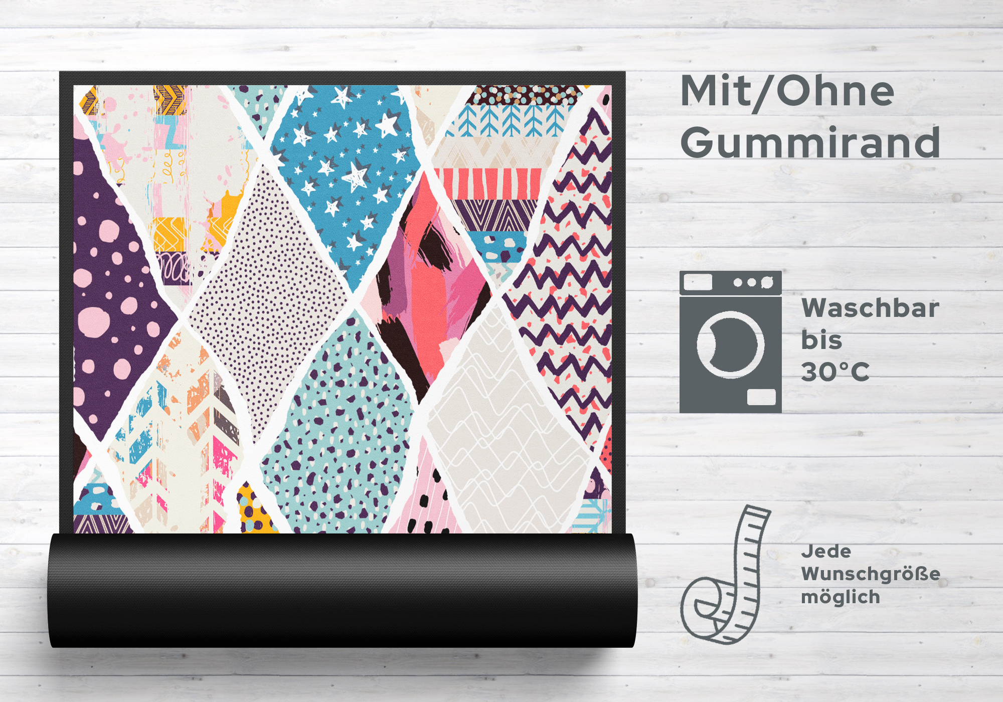 Teppich Patchwork 10123