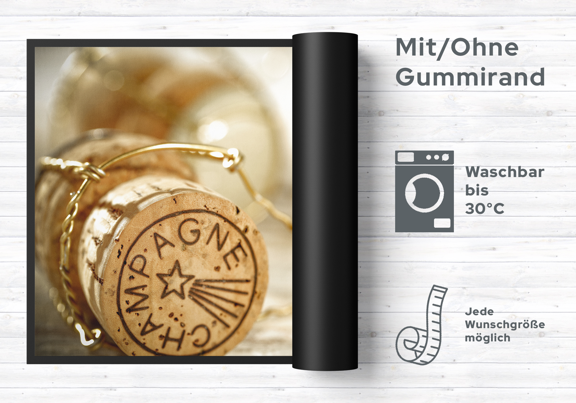 Fussmatte Champagner 10157