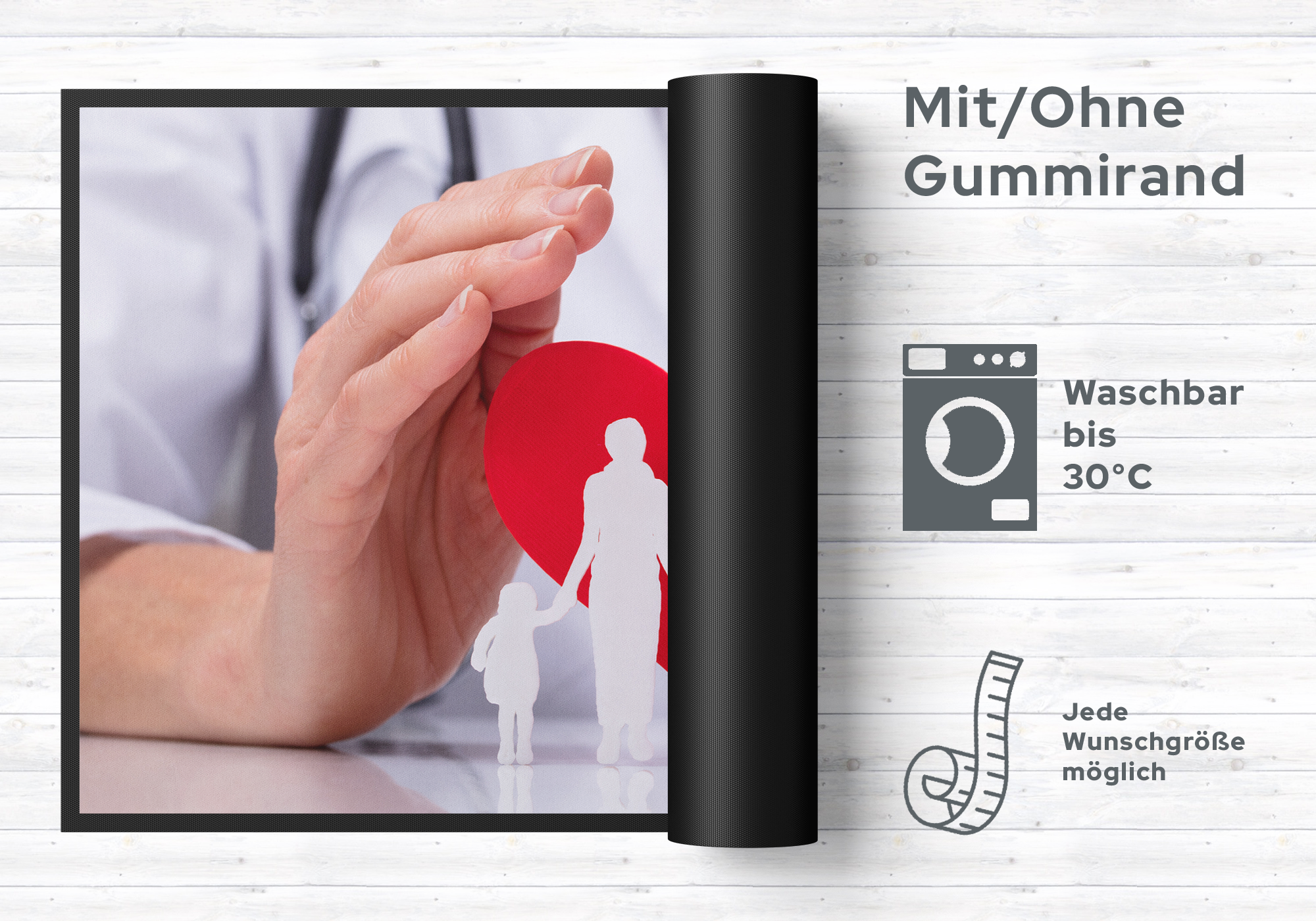 Fussmatte Arzt 10174