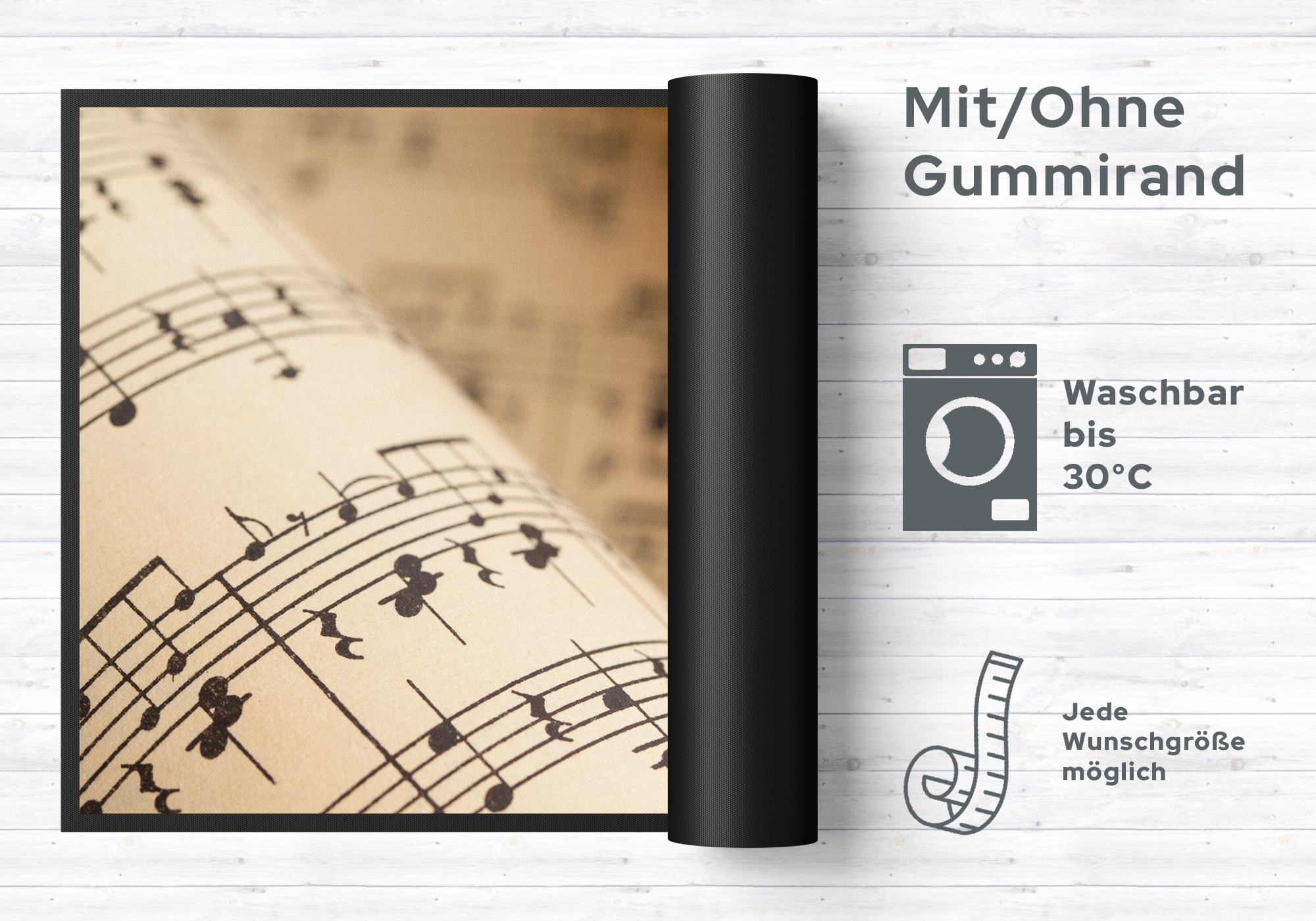 Fussmatte Noten 10188