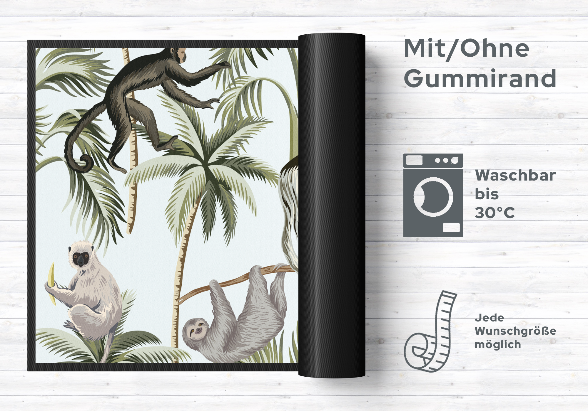 Fussmatte Affen 10238