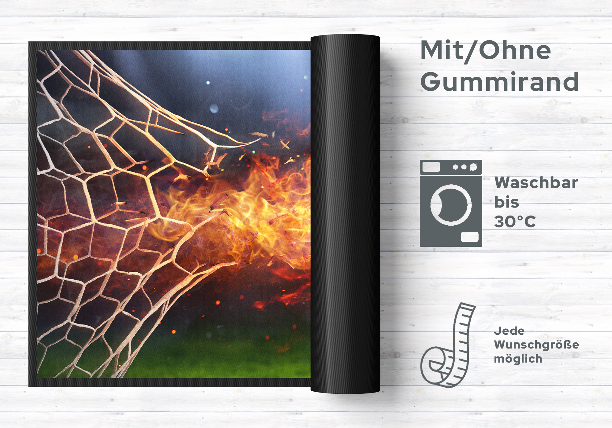 Fussmatte Fussball 10254