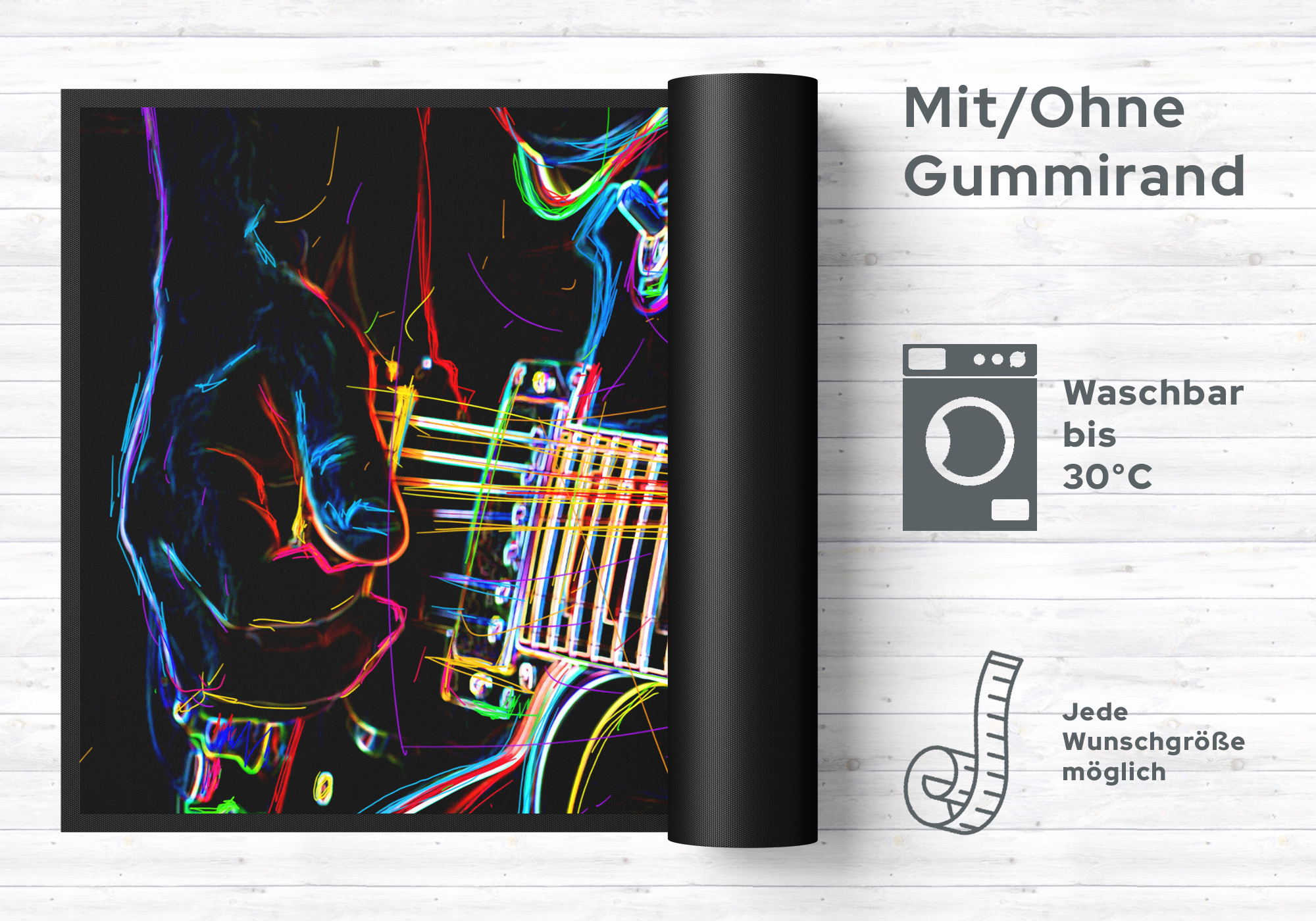 Fussmatte E-Gitarre 10255