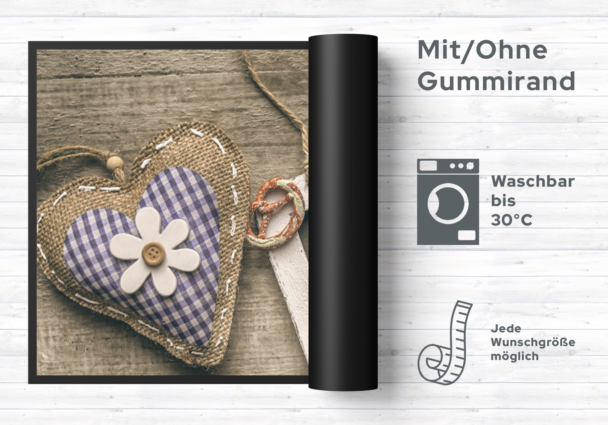 Fussmatte Herzlich Willkommen 10260