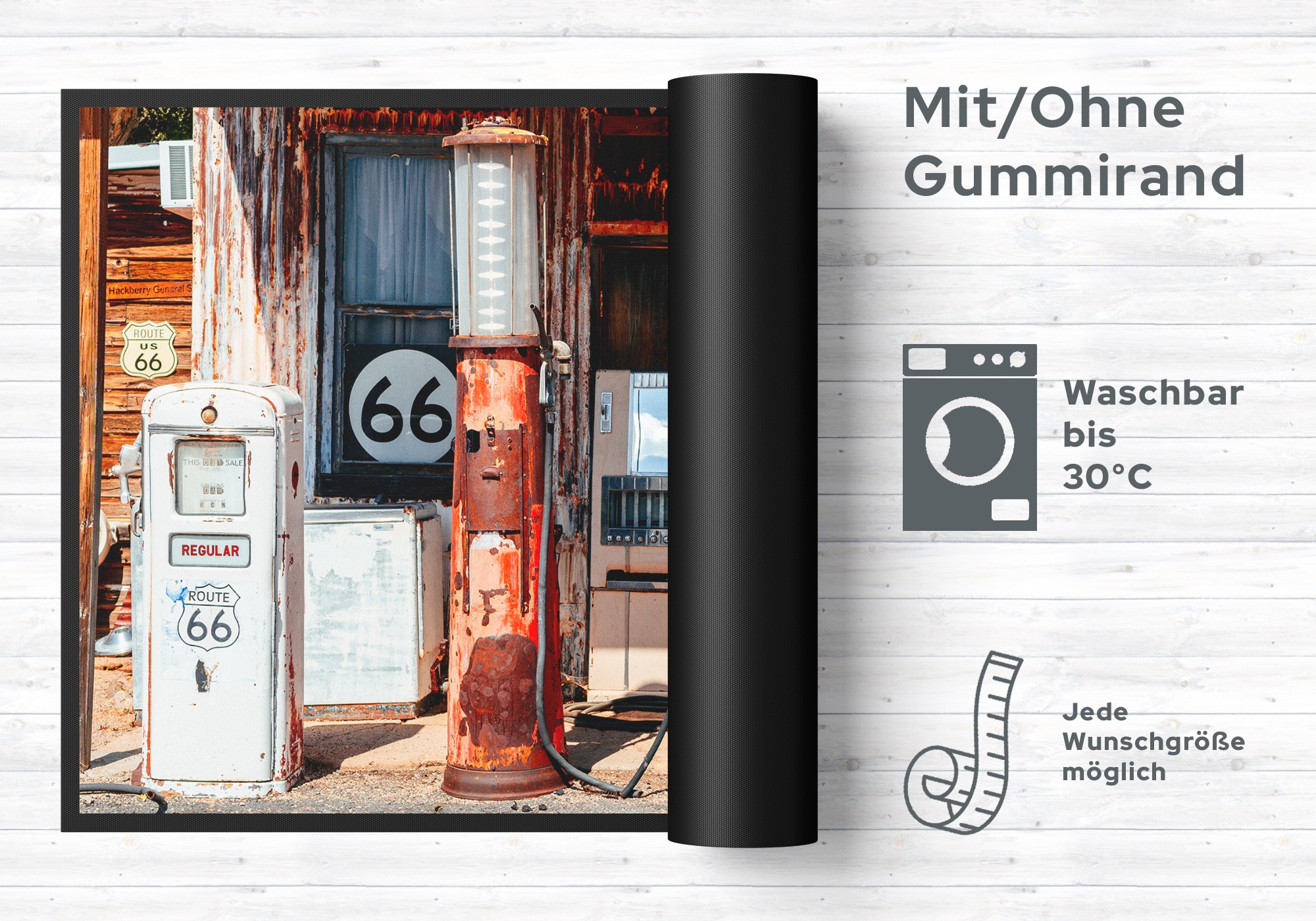 Fussmatte Route 66 10275