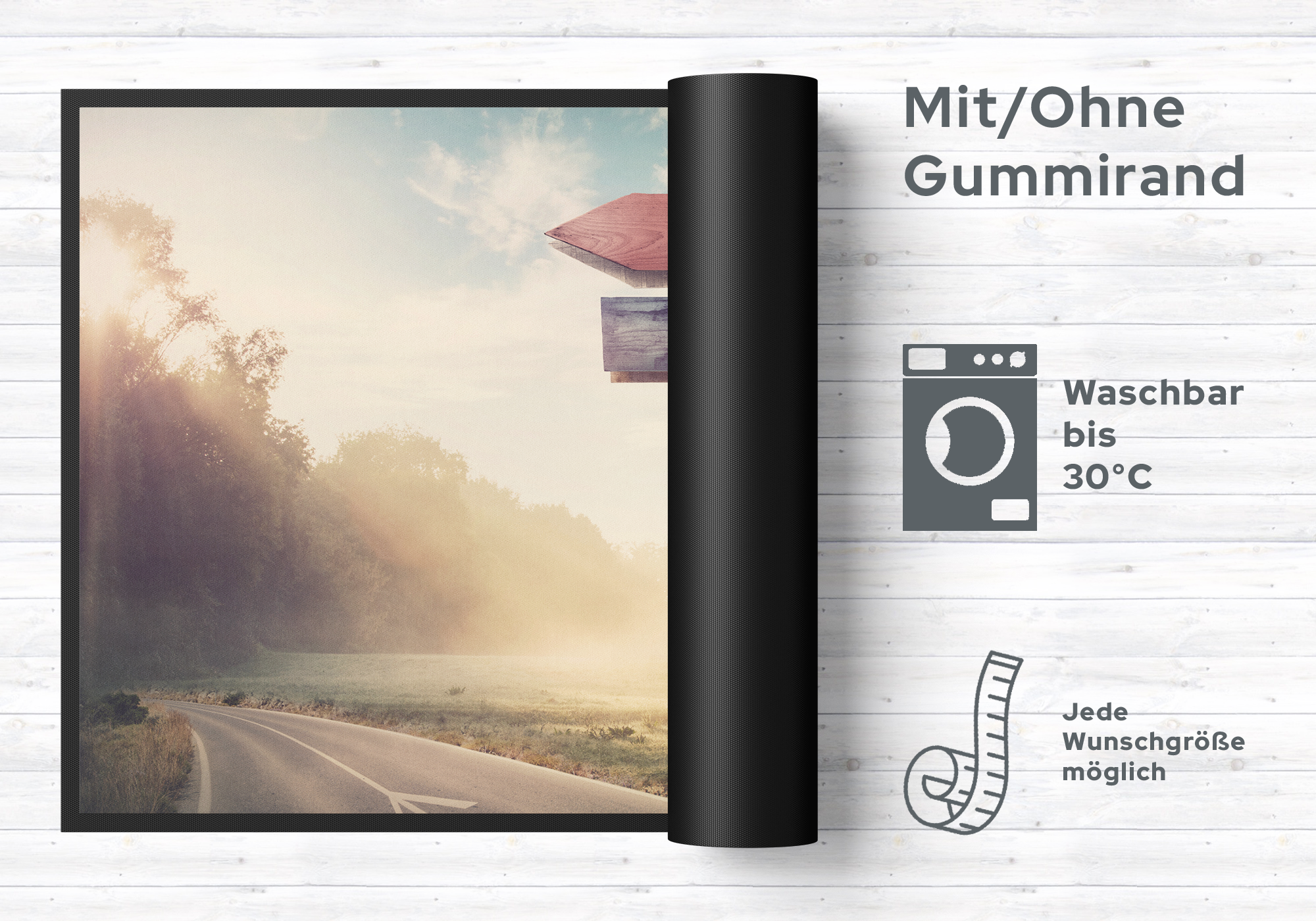 Fussmatte Wegweiser 10276