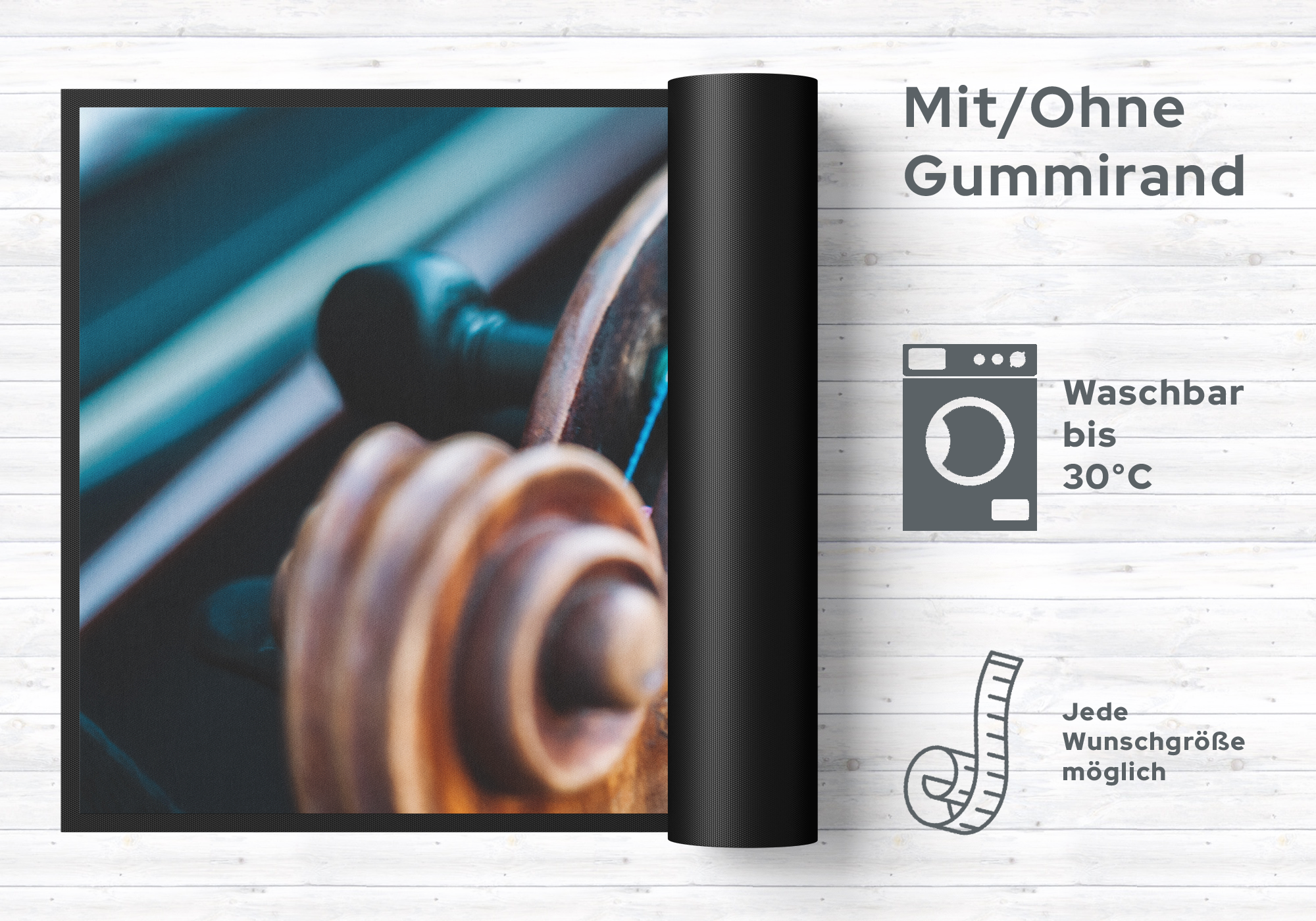 Fussmatte Geige 10292