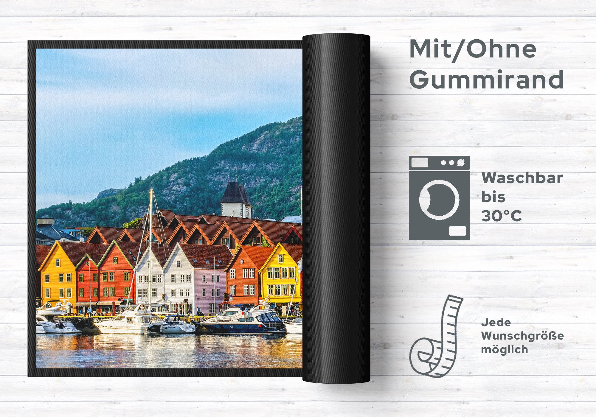 Fussmatte Bergen Norwegen 10322