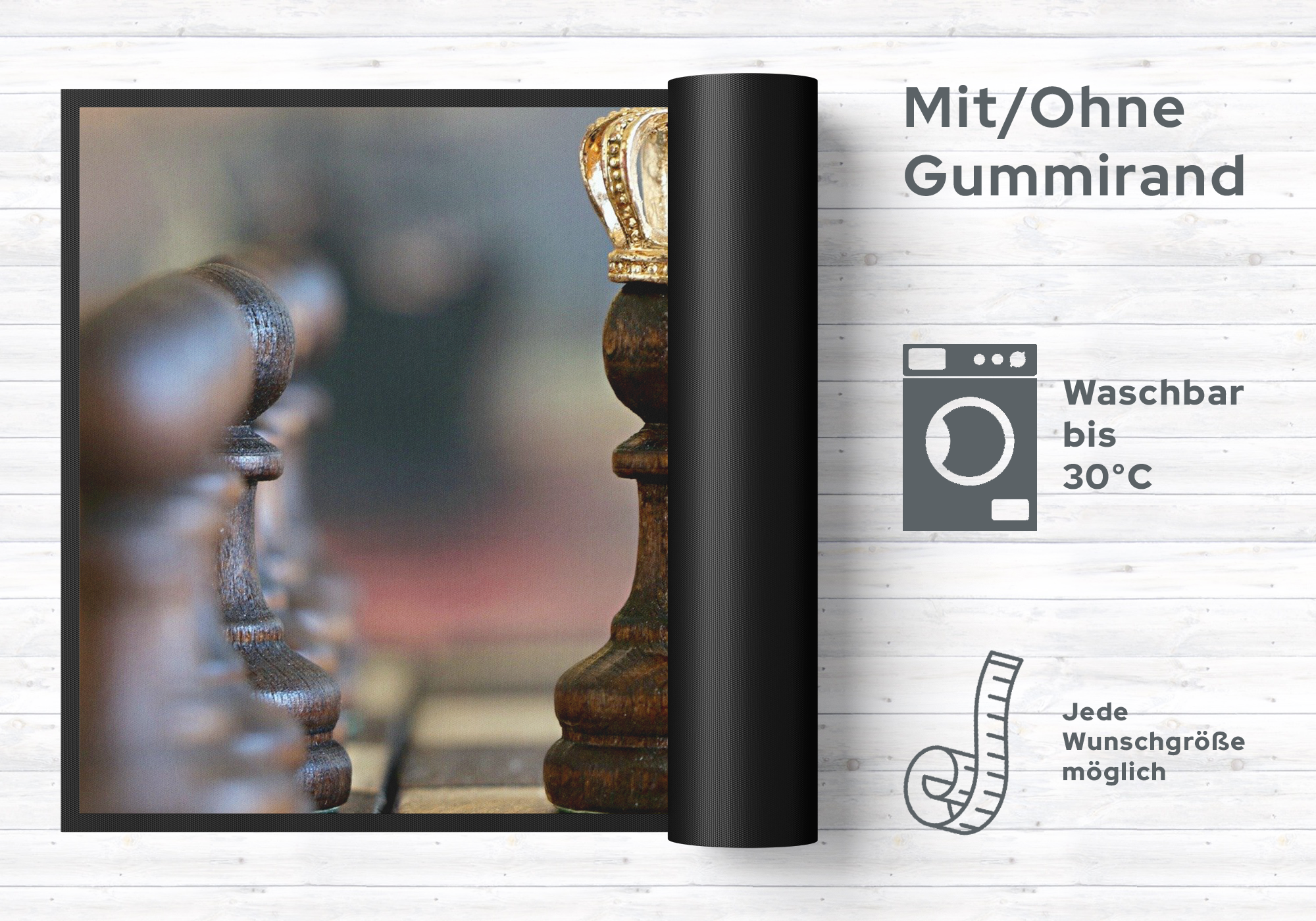 Fussmatte Schach 10328