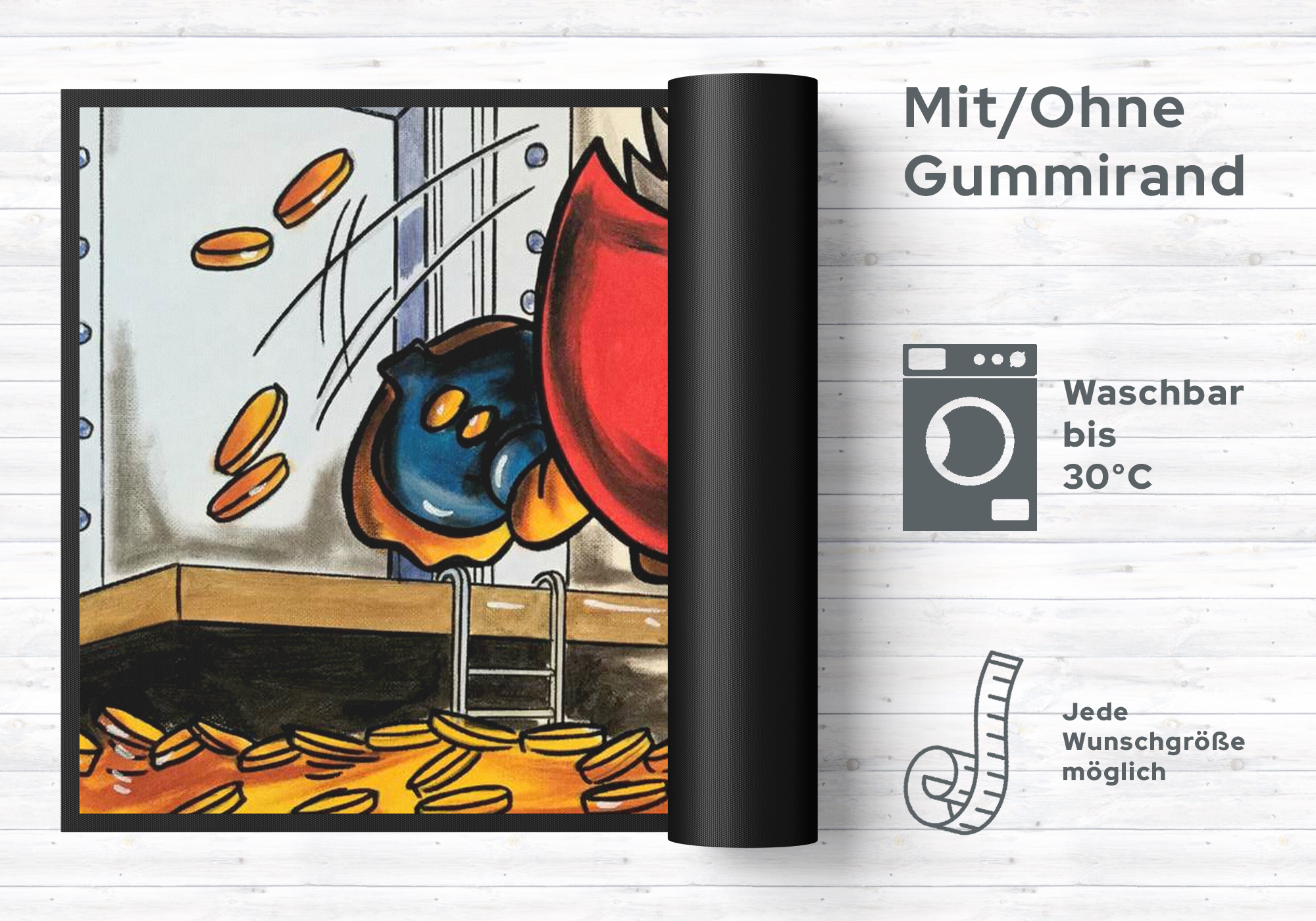 Fussmatte Dagobert Duck 10336