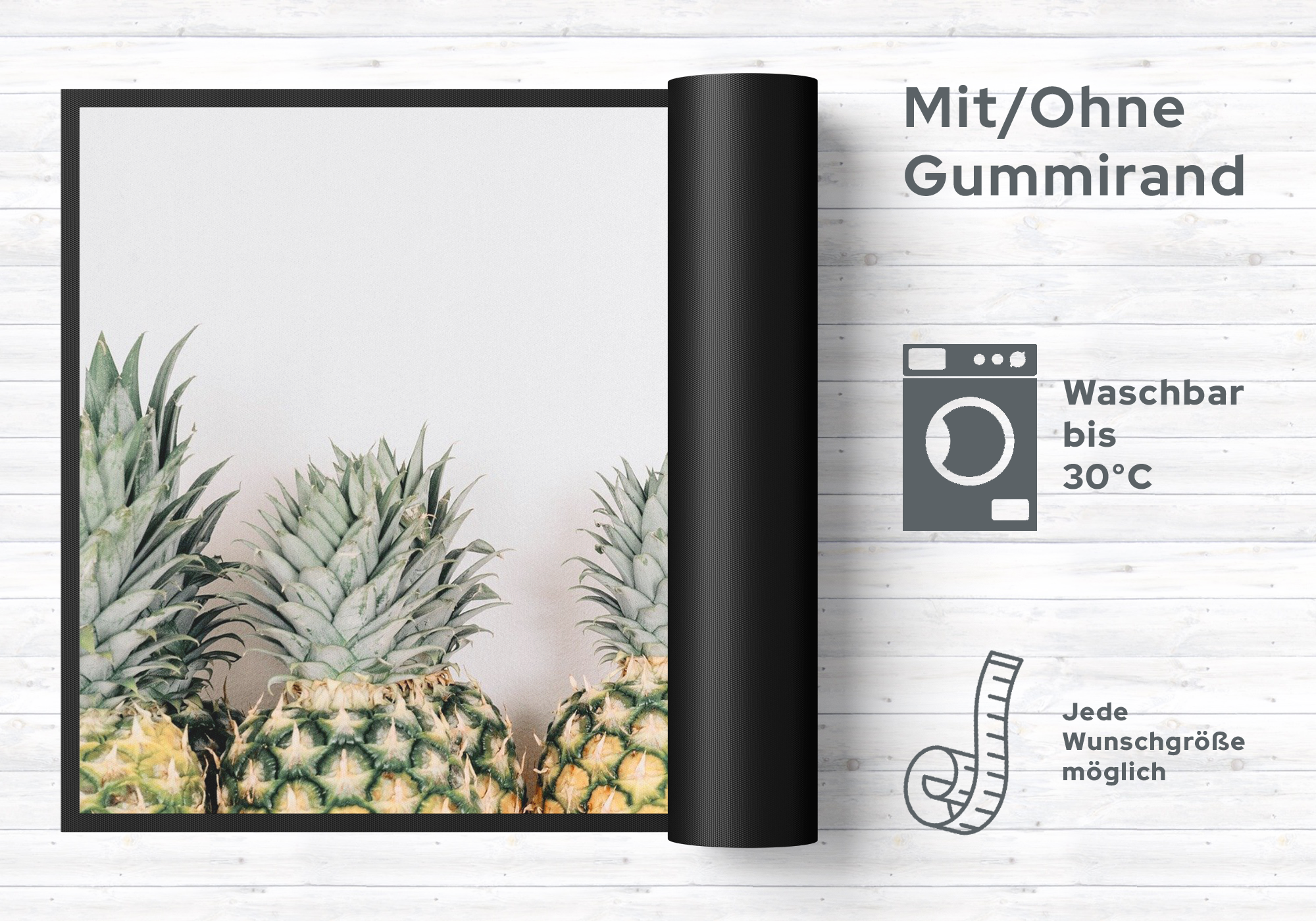 Fussmatte Ananas 10352