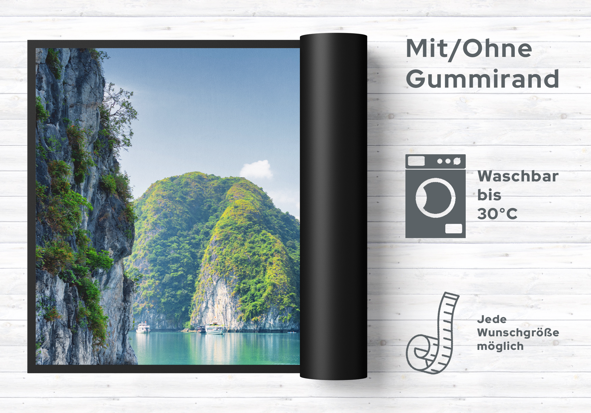 Fussmatte Halong Bucht Vietnam 10359