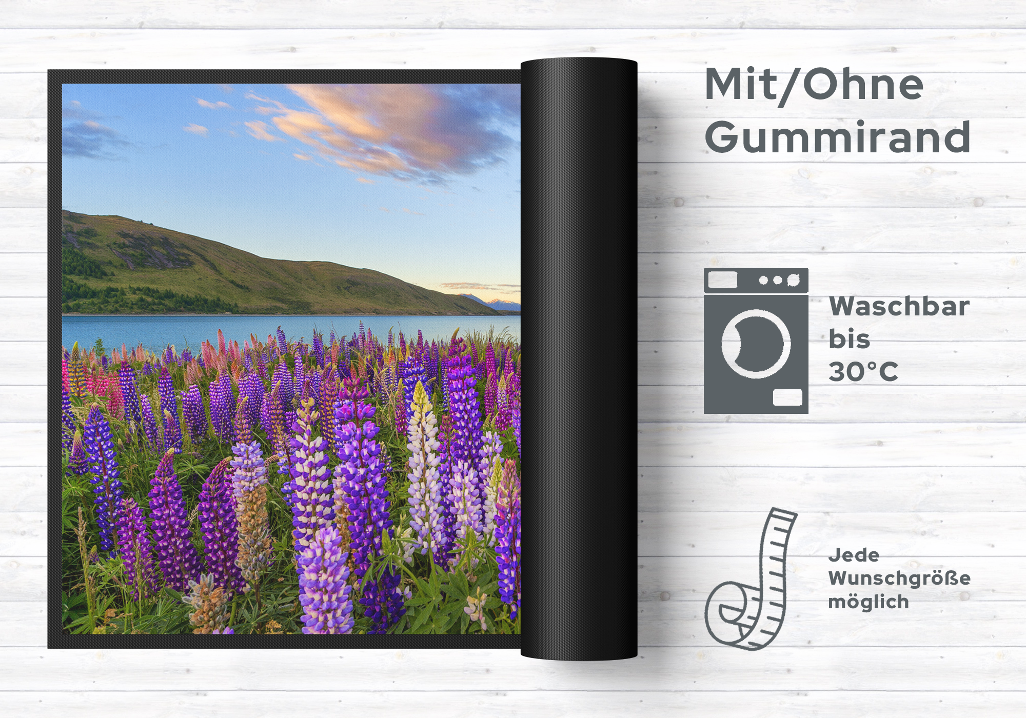 Fussmatte Lake Tekapo Neuseeland 10367