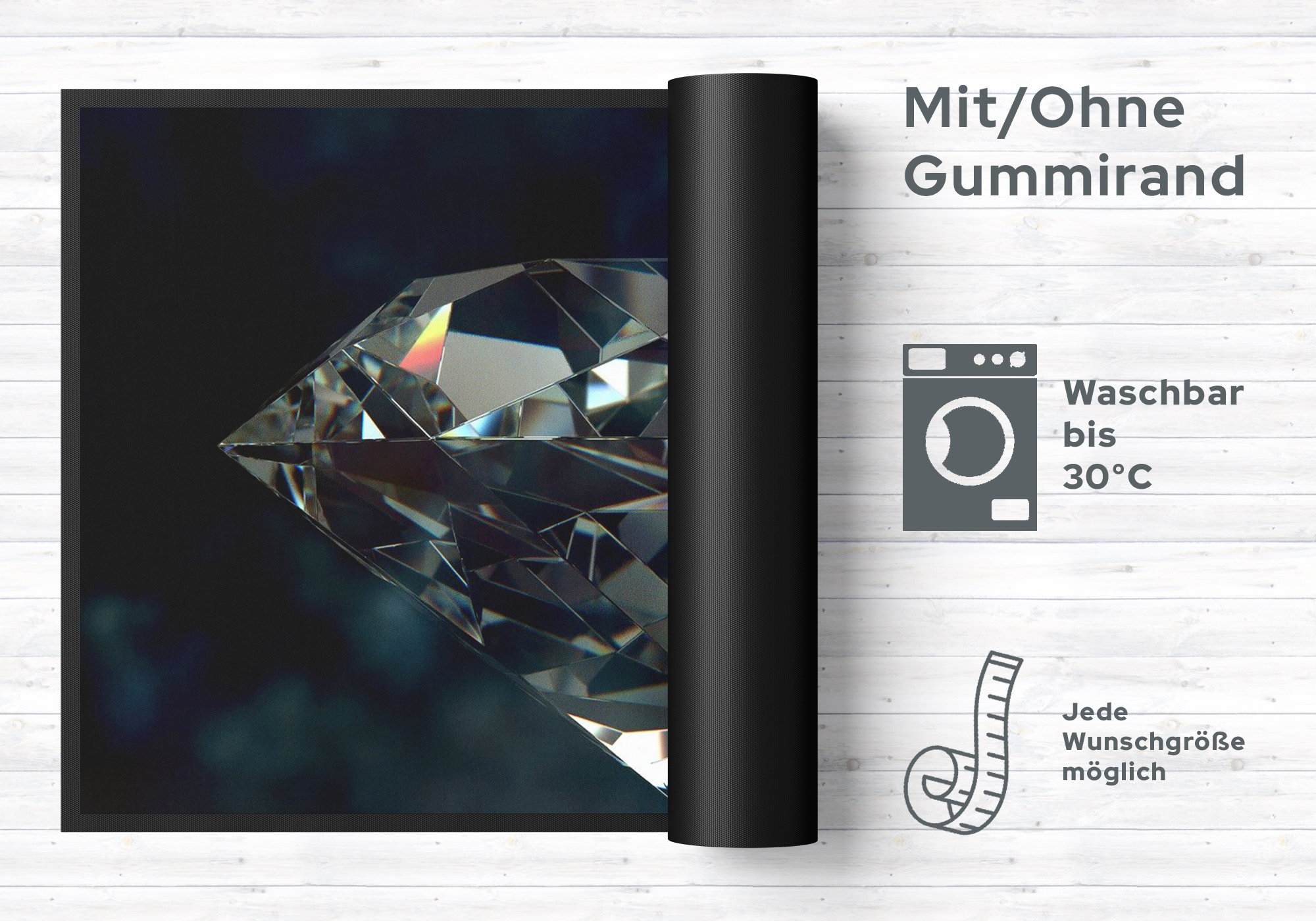 Fussmatte Diamant 10393