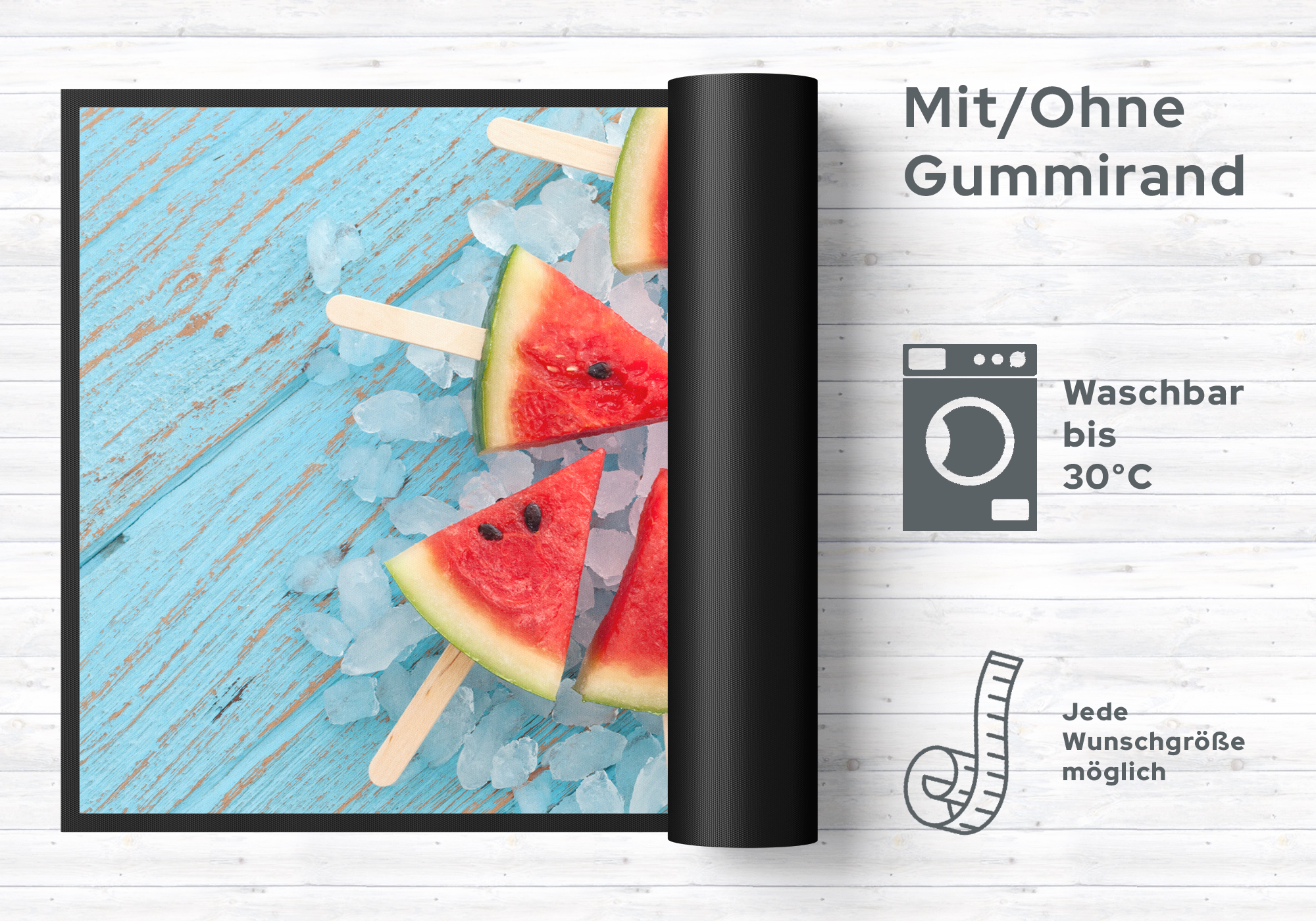 Fussmatte Wassermelone 10436