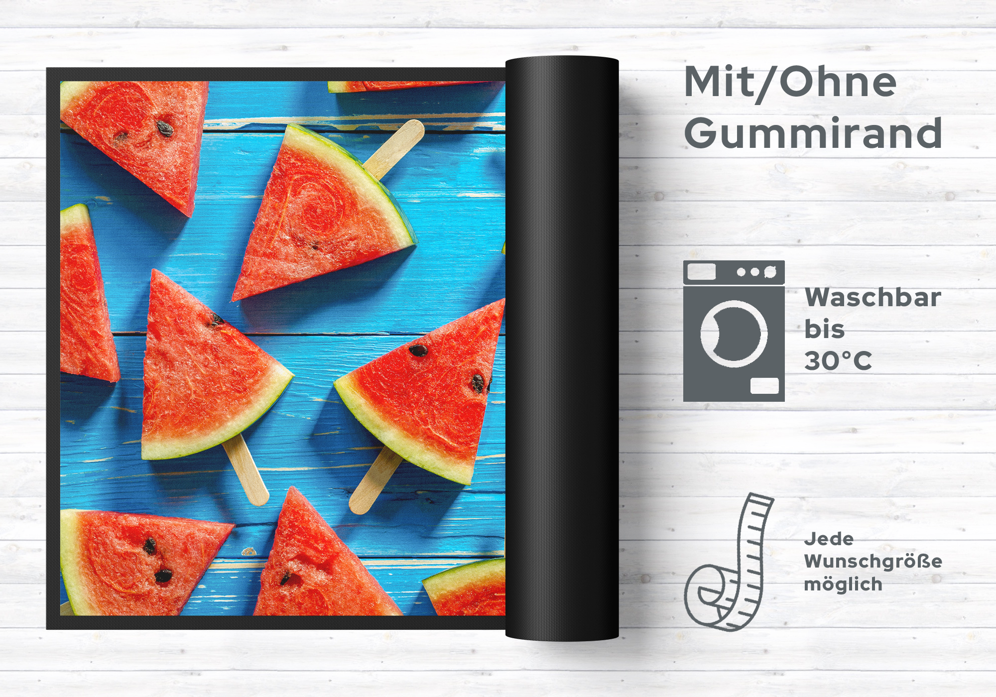 Fussmatte Wassermelone 10443