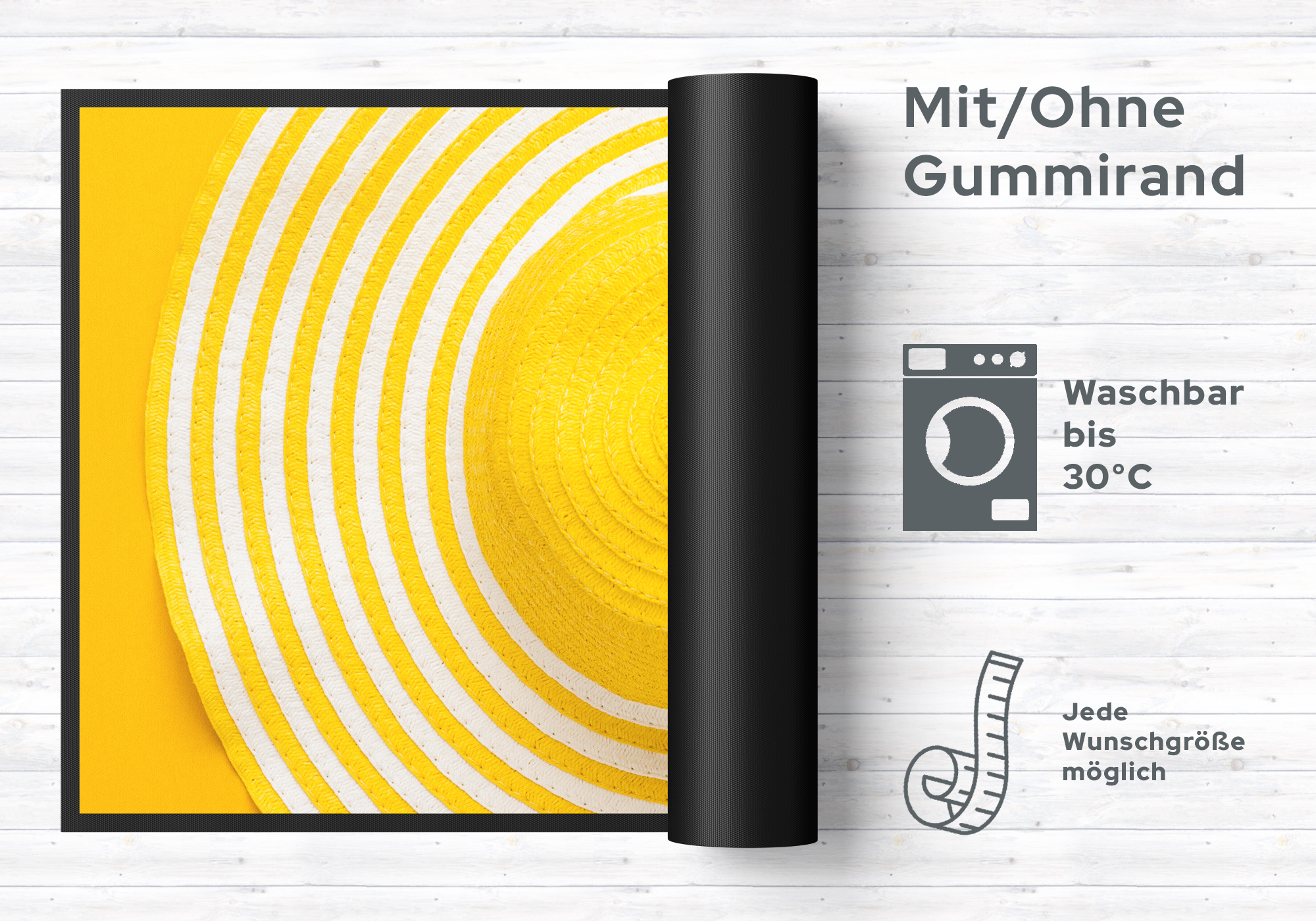 Fussmatte Sonnenhut 10462