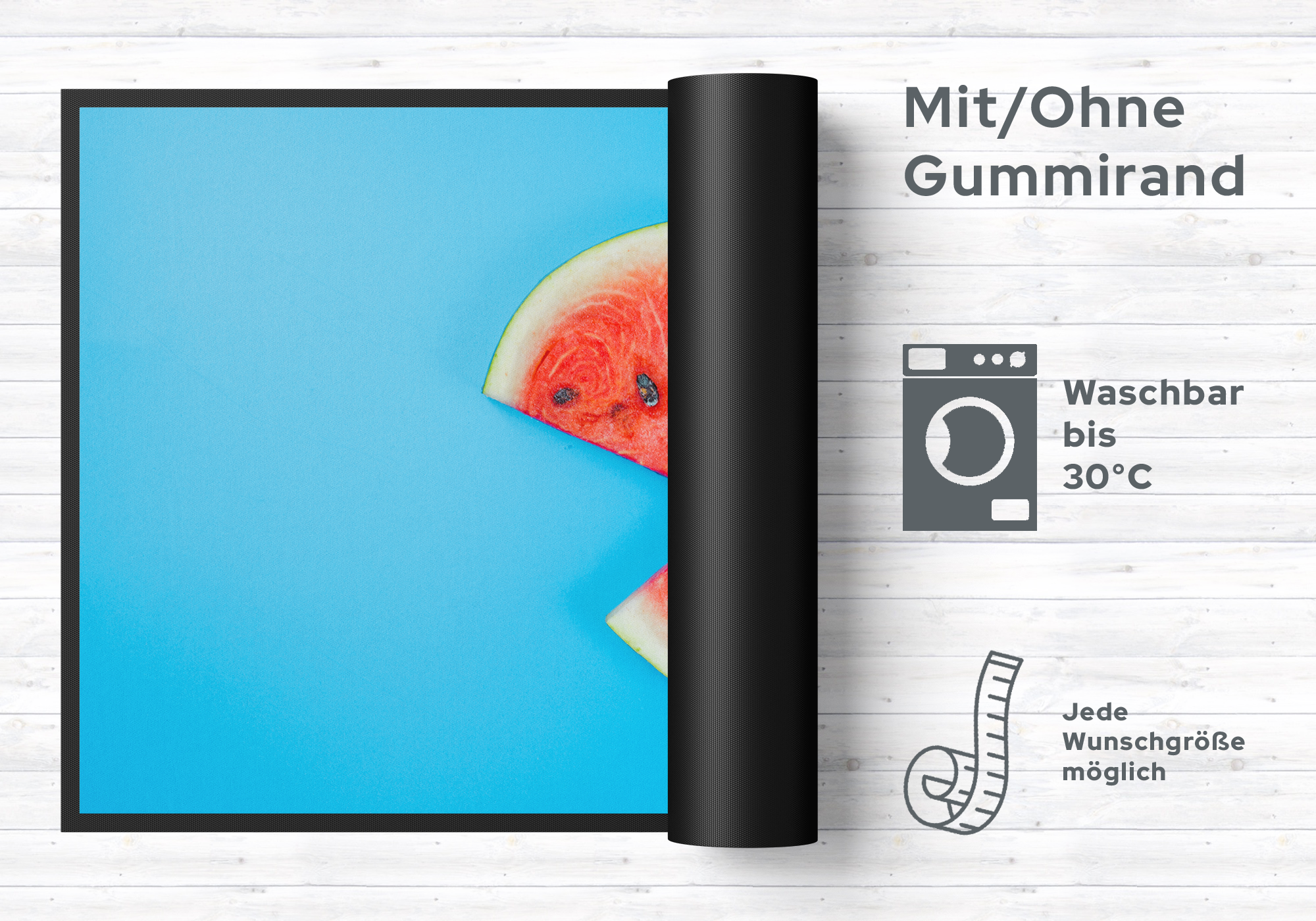 Fussmatte Wassermelone 10472