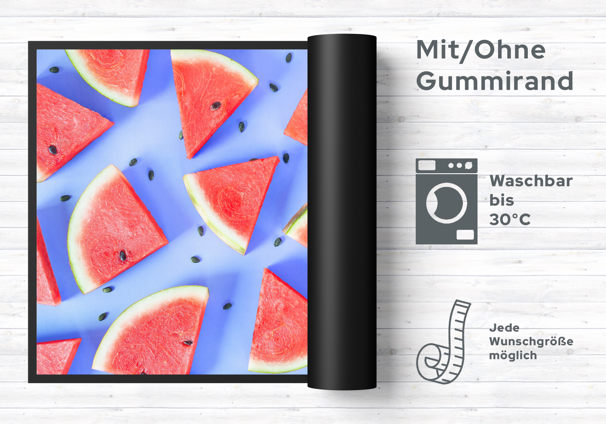 Fussmatte Wassermelone 10480