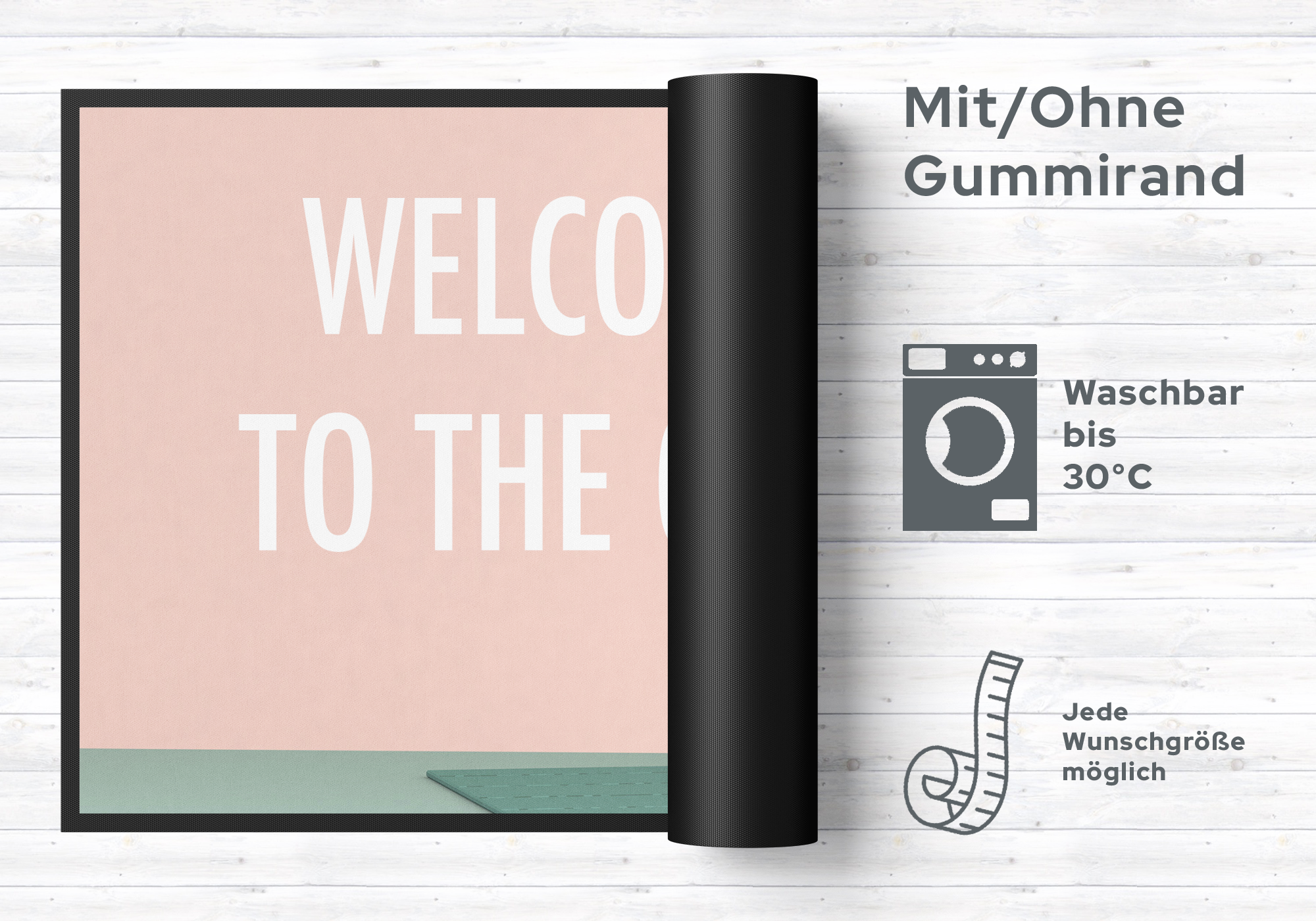 Fussmatte Welcome to the gym 10517