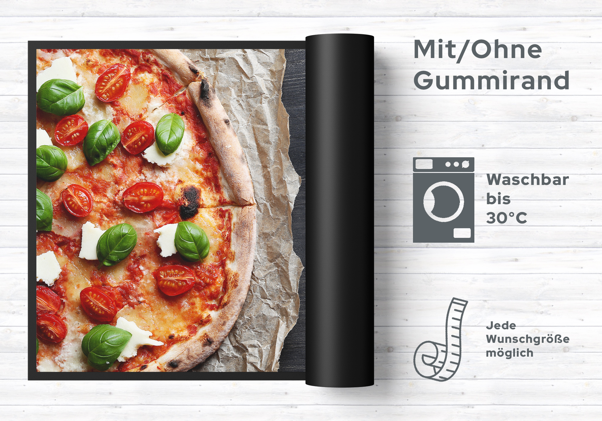 Fussmatte Pizza 10525