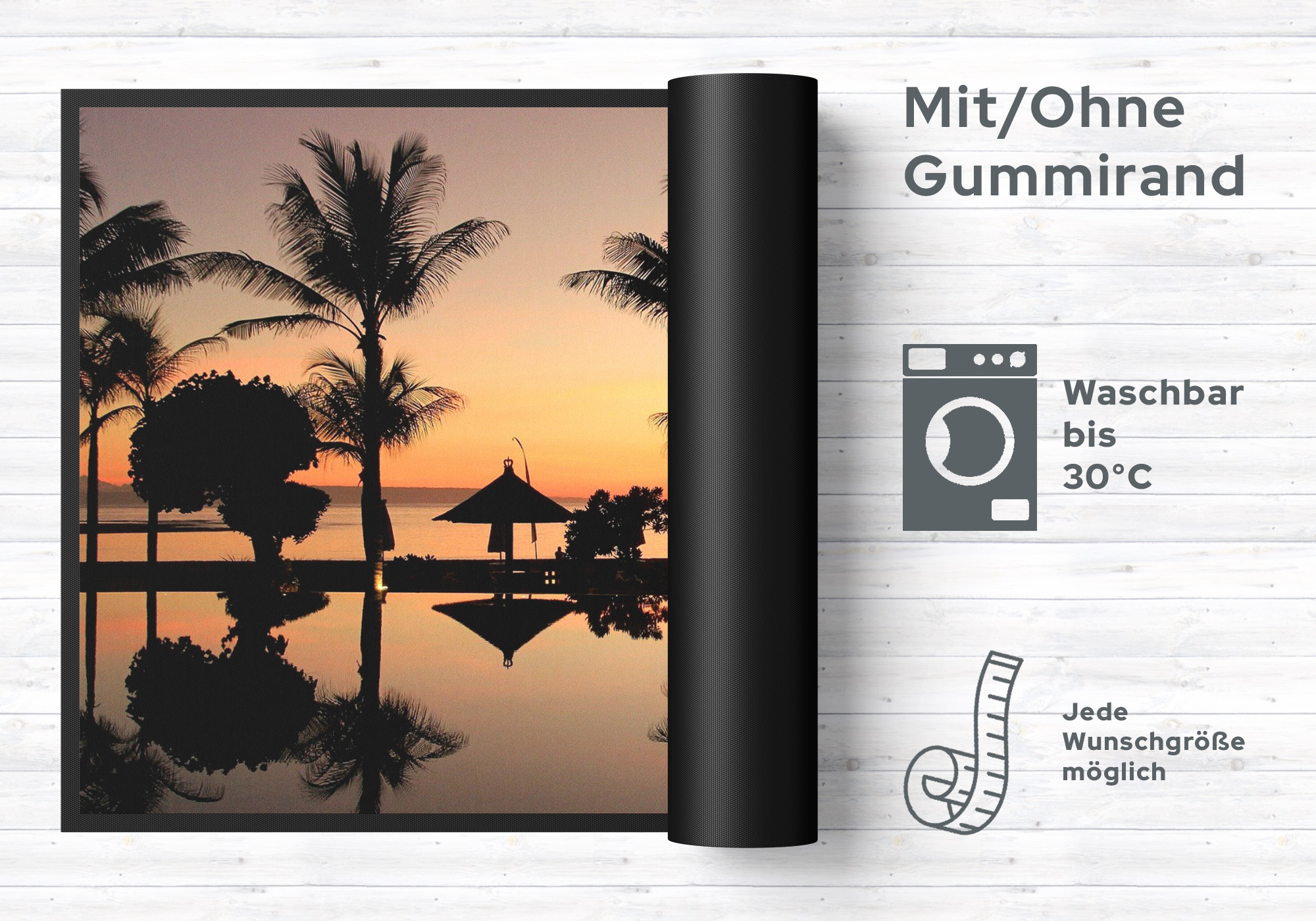 Fussmatte Palmen 10532