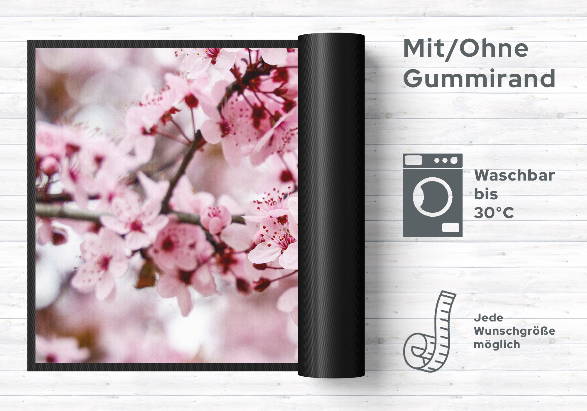 Fussmatte Mandelblüte 10547