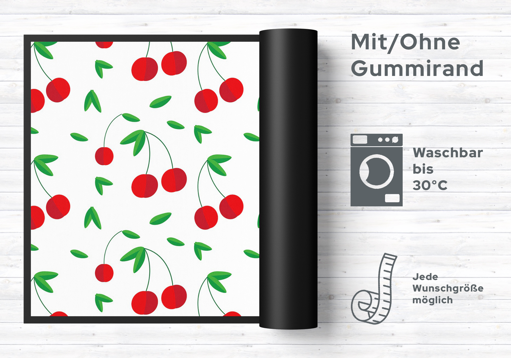 Fussmatte Kirsche 10550