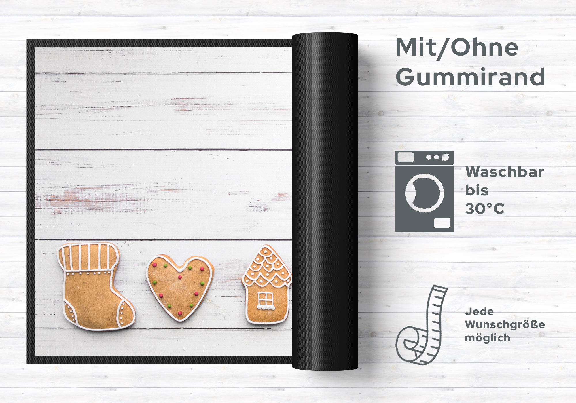 Fussmatte Kekse 10551