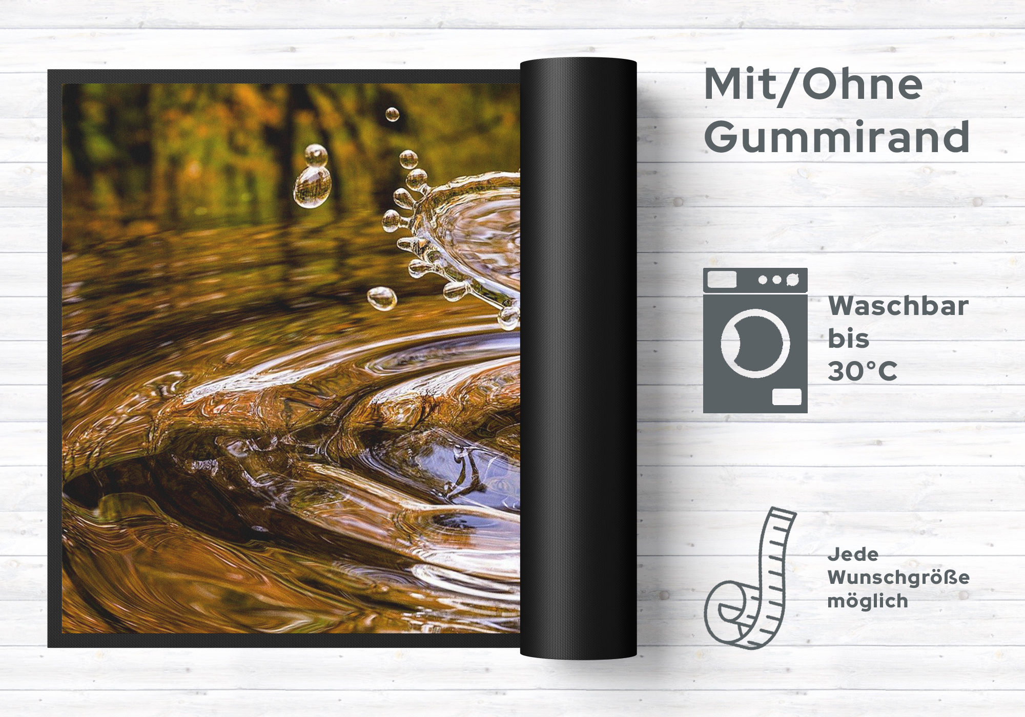 Fussmatte Wasser 10552