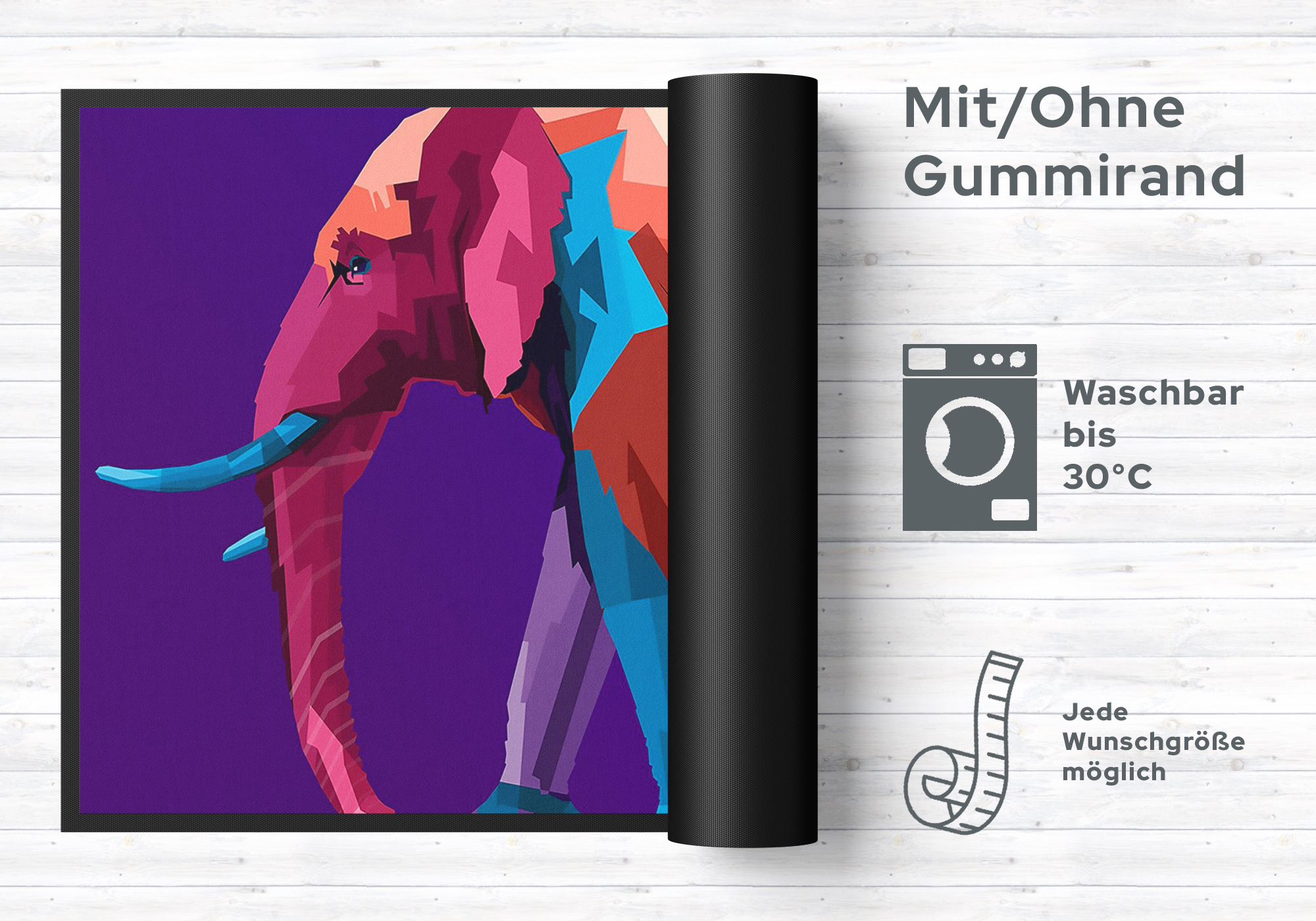 Fussmatte Elefant 10553