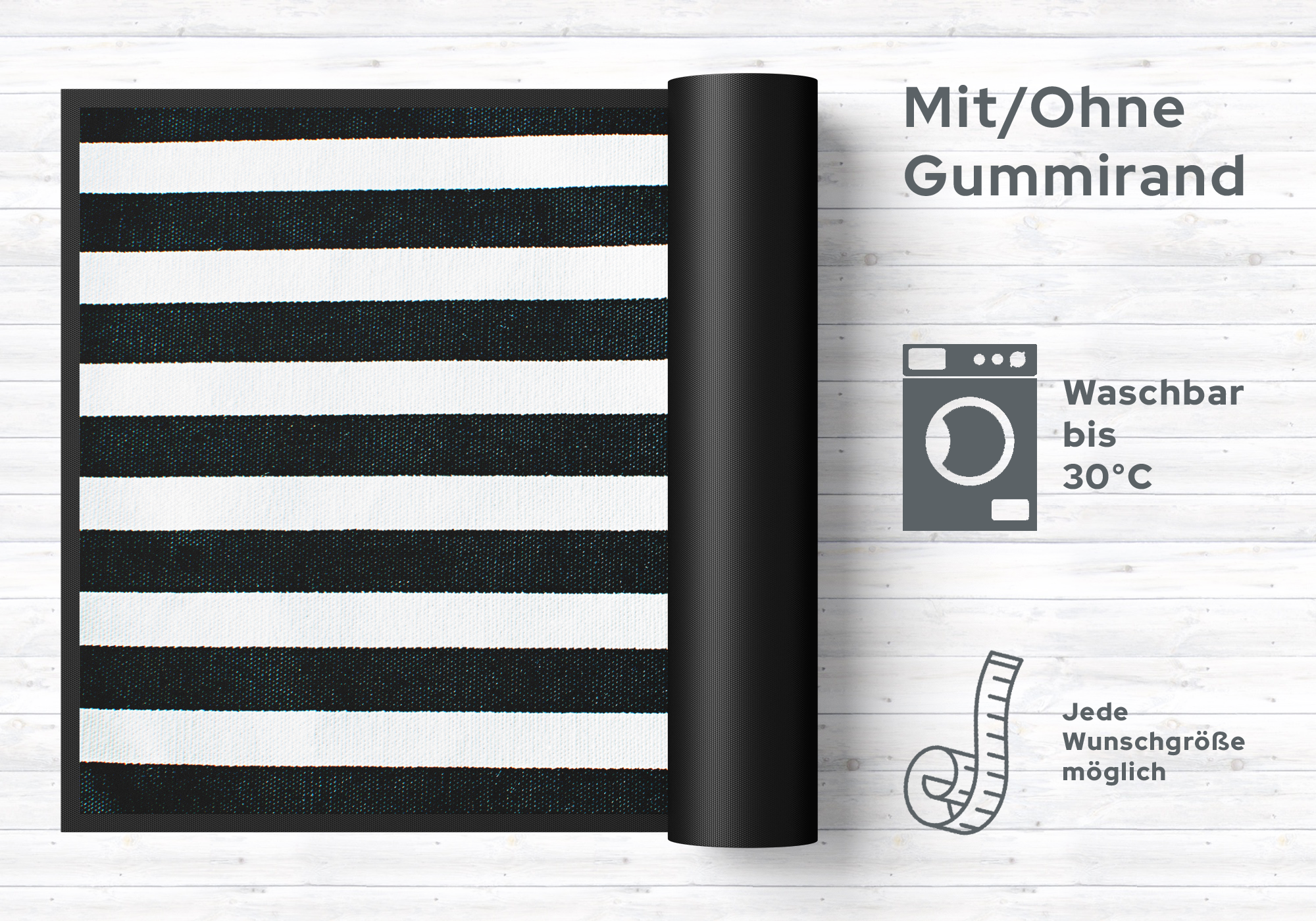 Fussmatte Streifen 10562