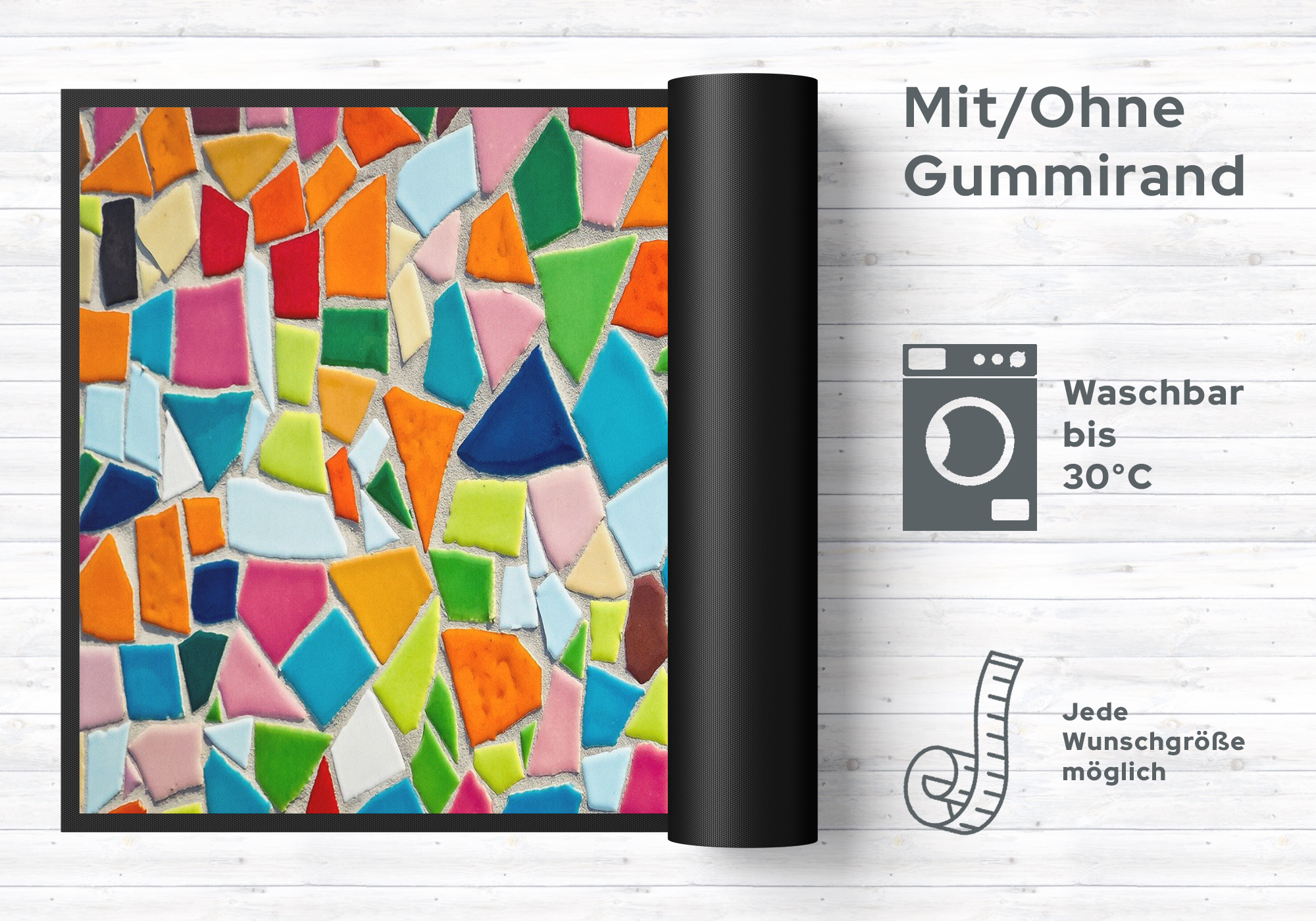 Fussmatte Mosaik 10572