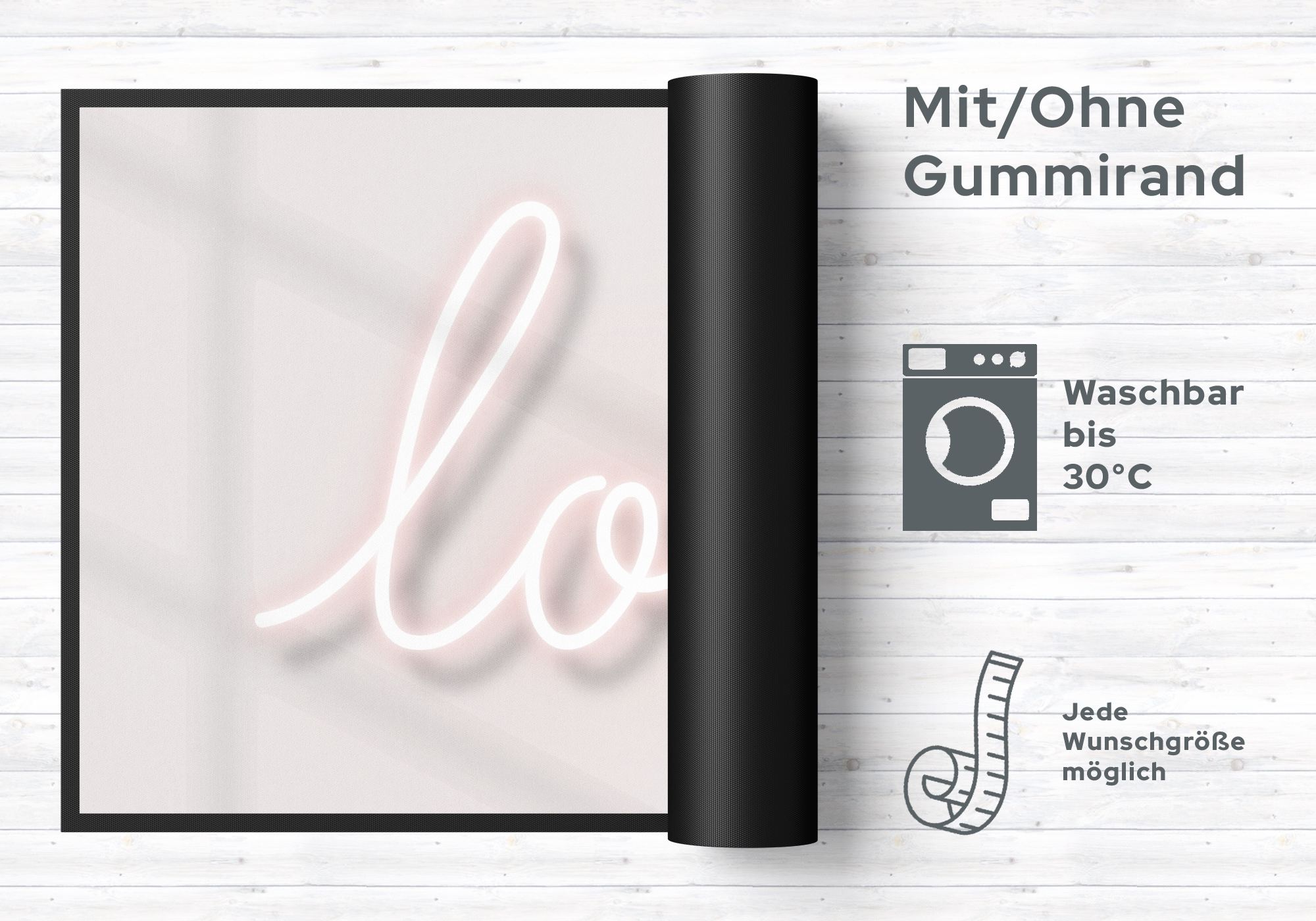 Fussmatte love 10584