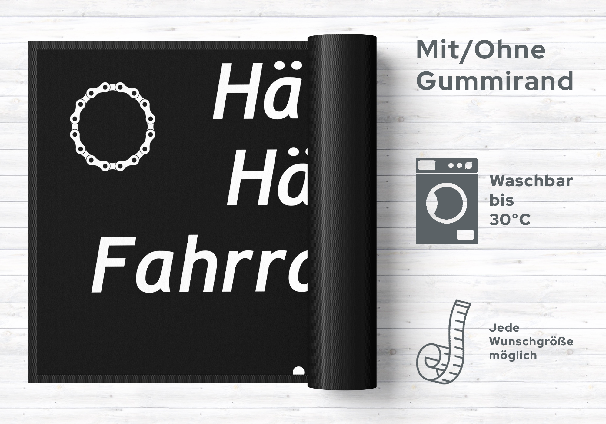 Fussmatte Hätte, hätte 10587