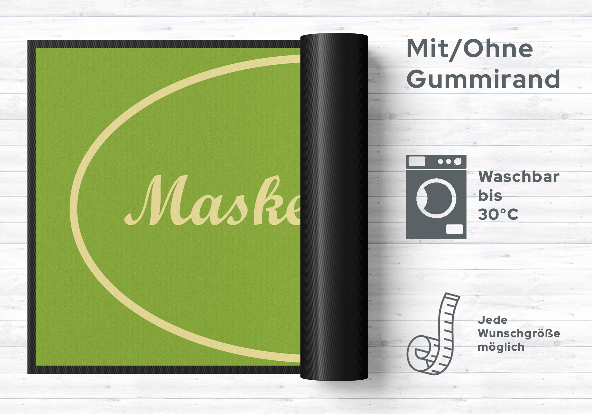 Fussmatte Maskenpflicht 10603