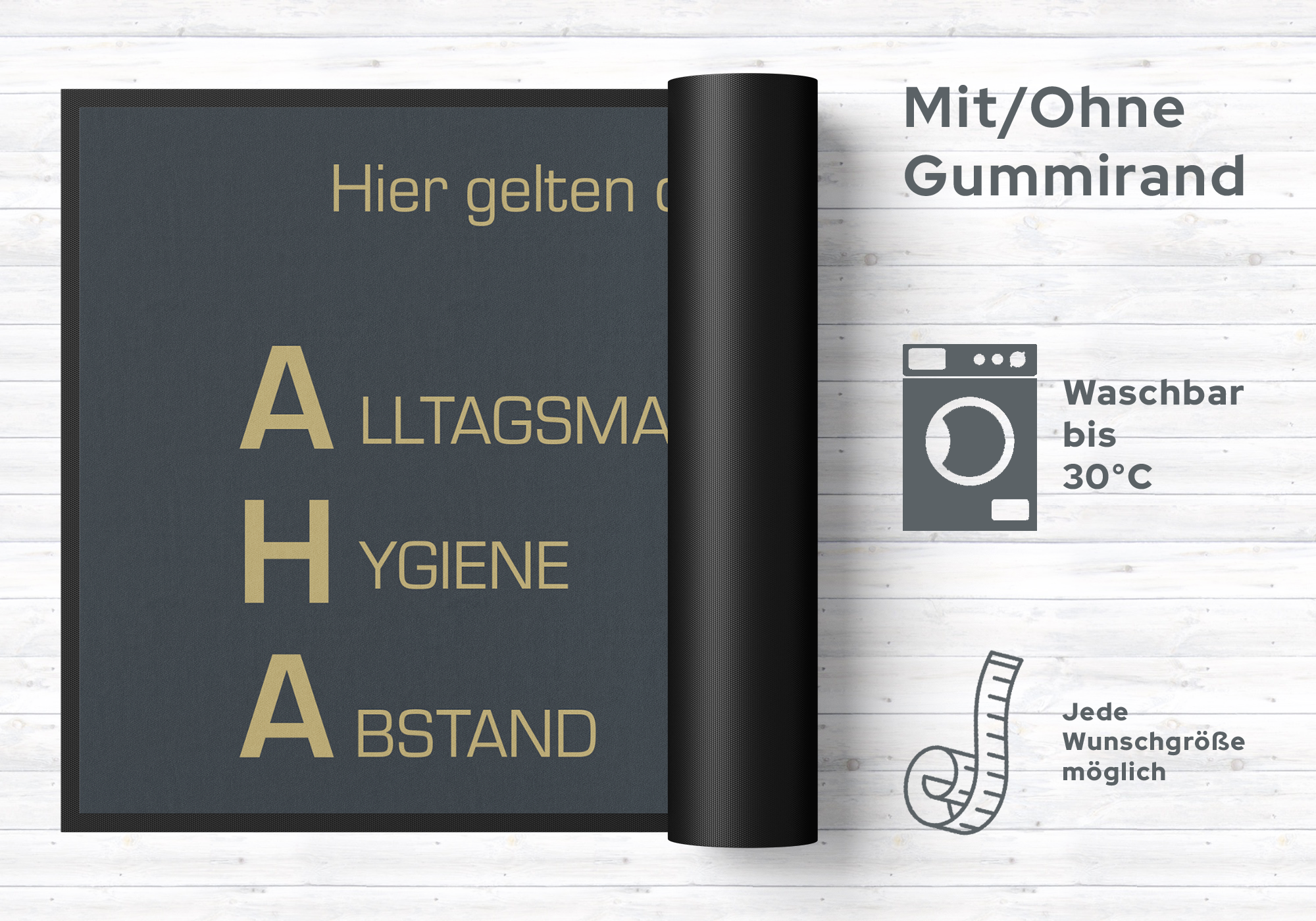 Fussmatte AHA-Regeln 10614