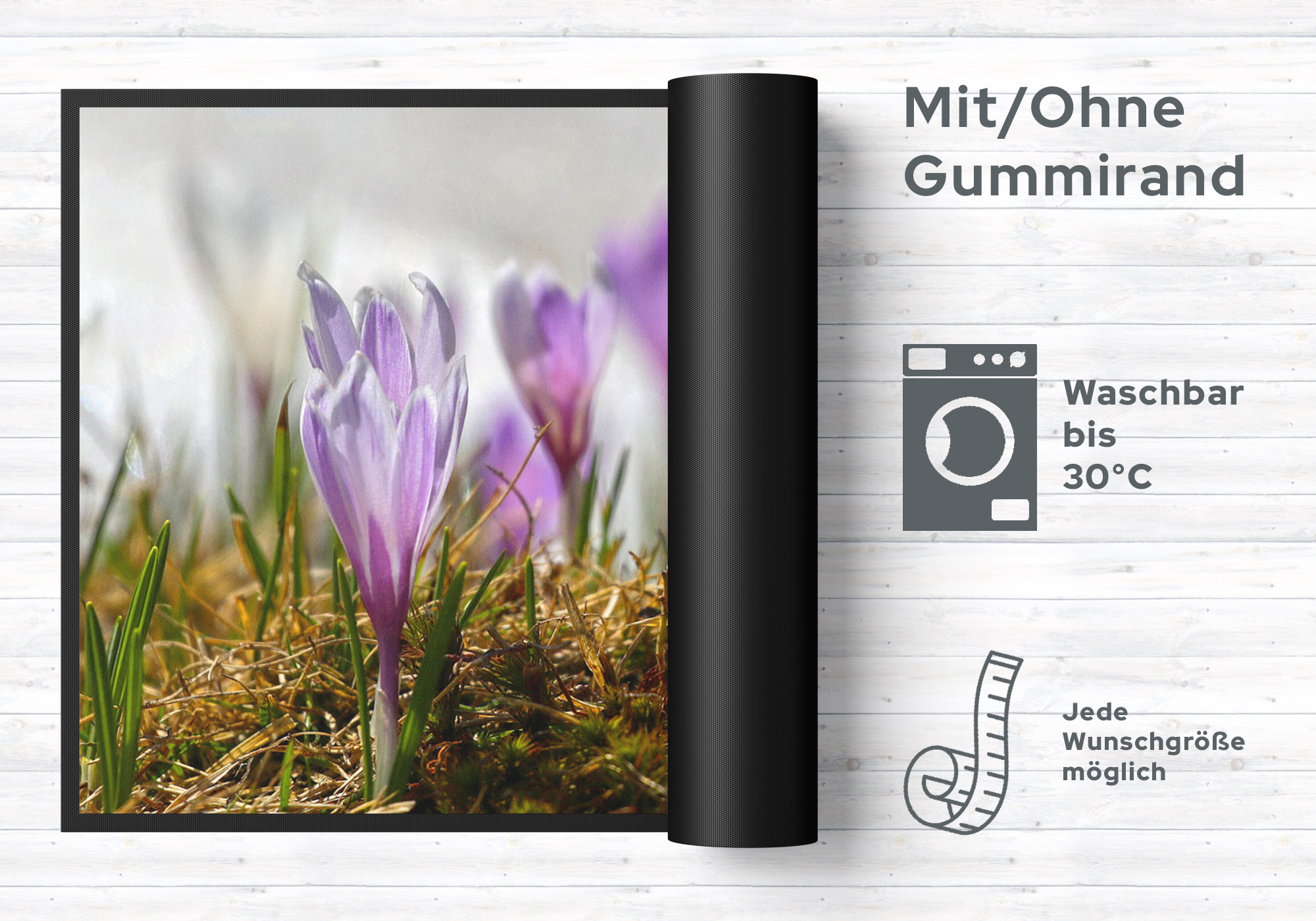 Fussmatte Krokus 10648