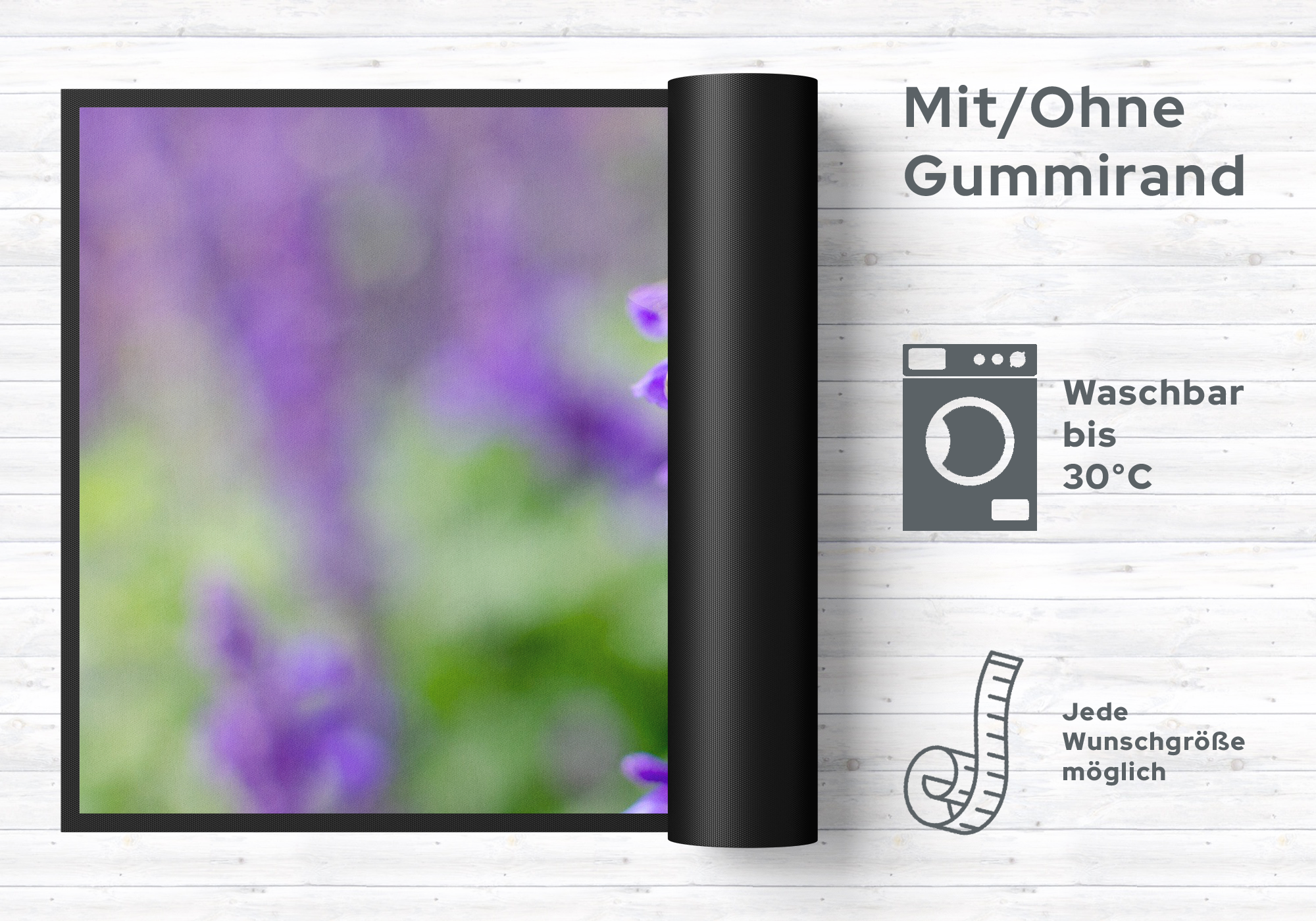 Fussmatte Lavendel 10649