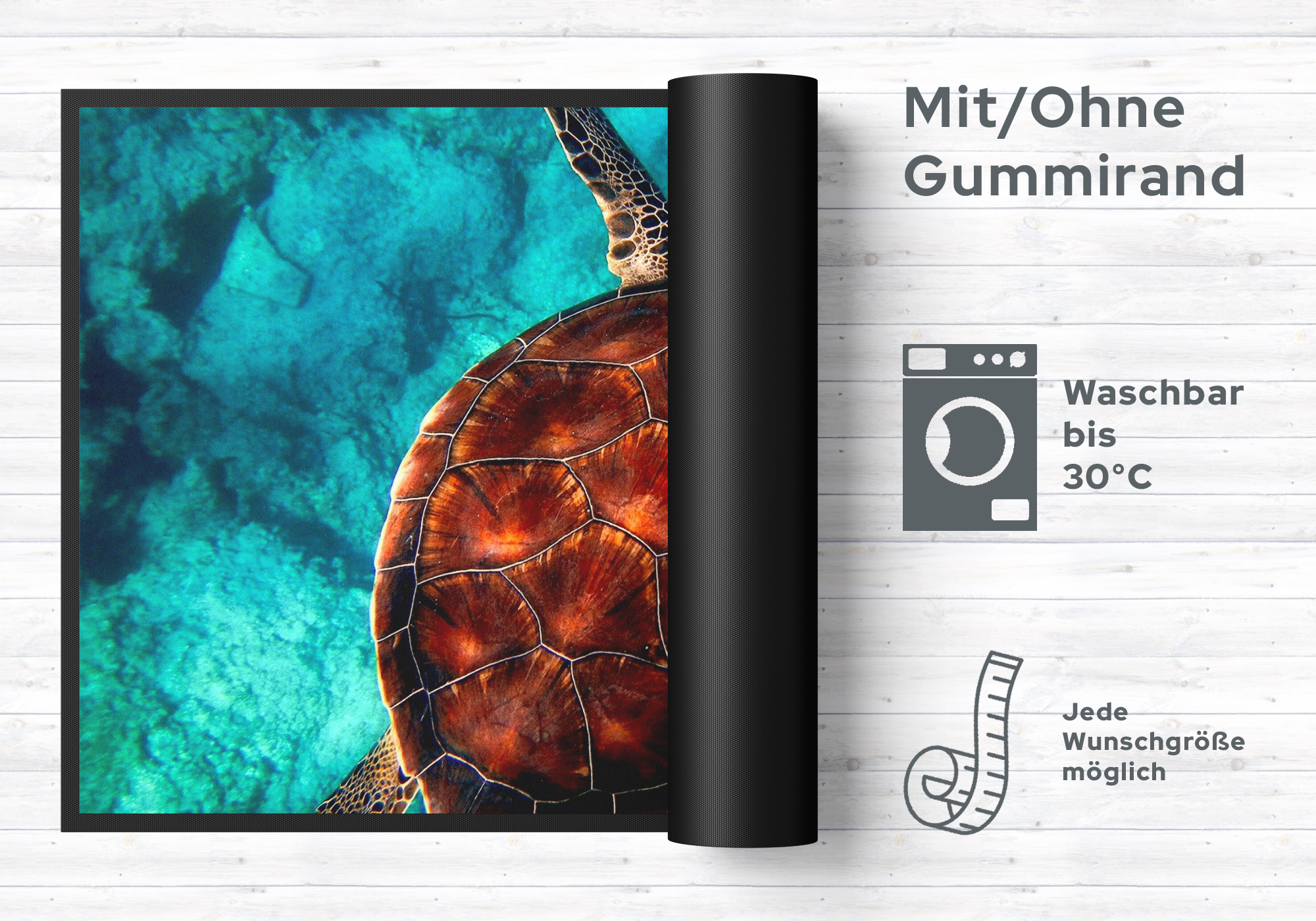 Fussmatte Schildkröte 10654