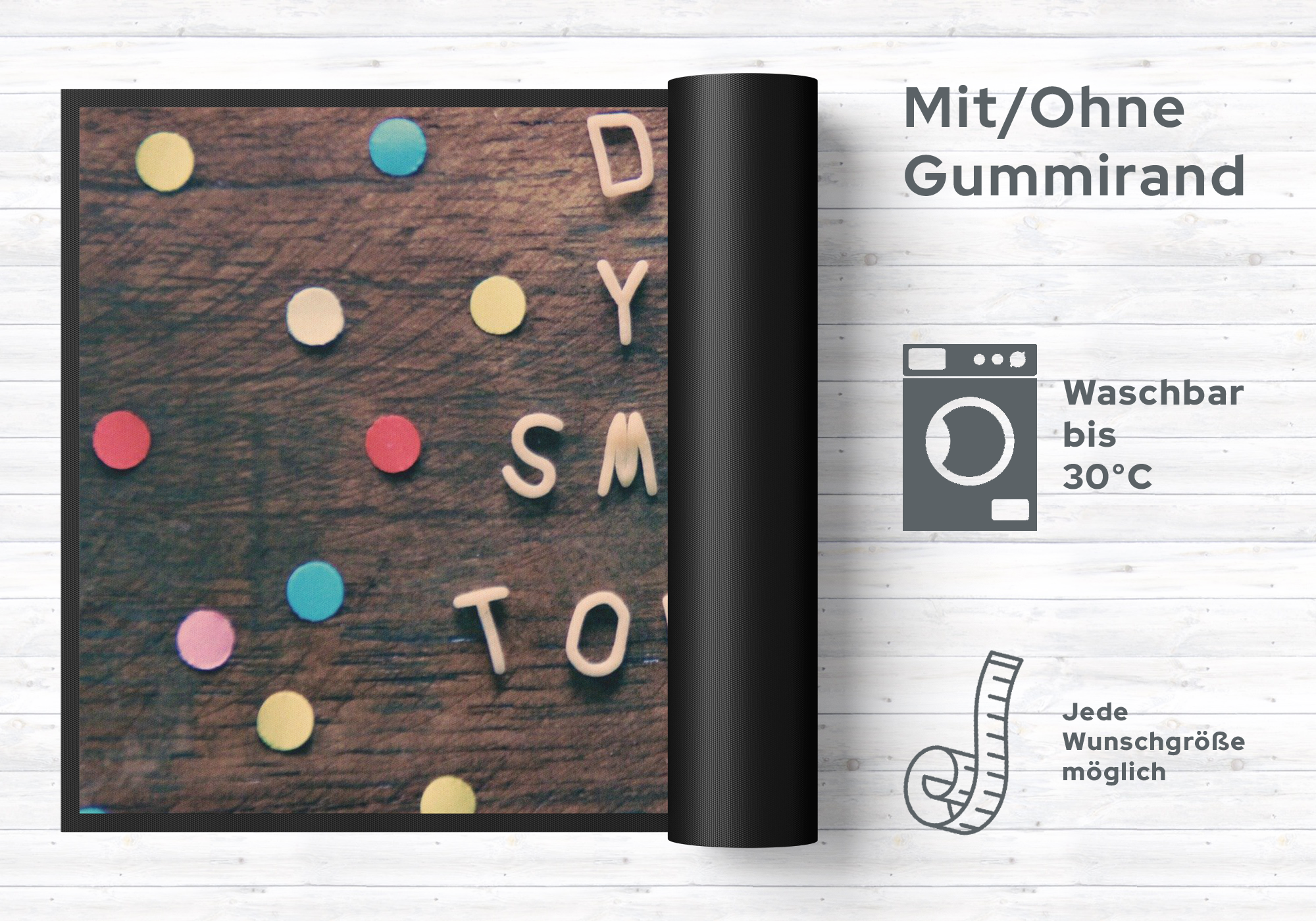 Fussmatte Smile 10658