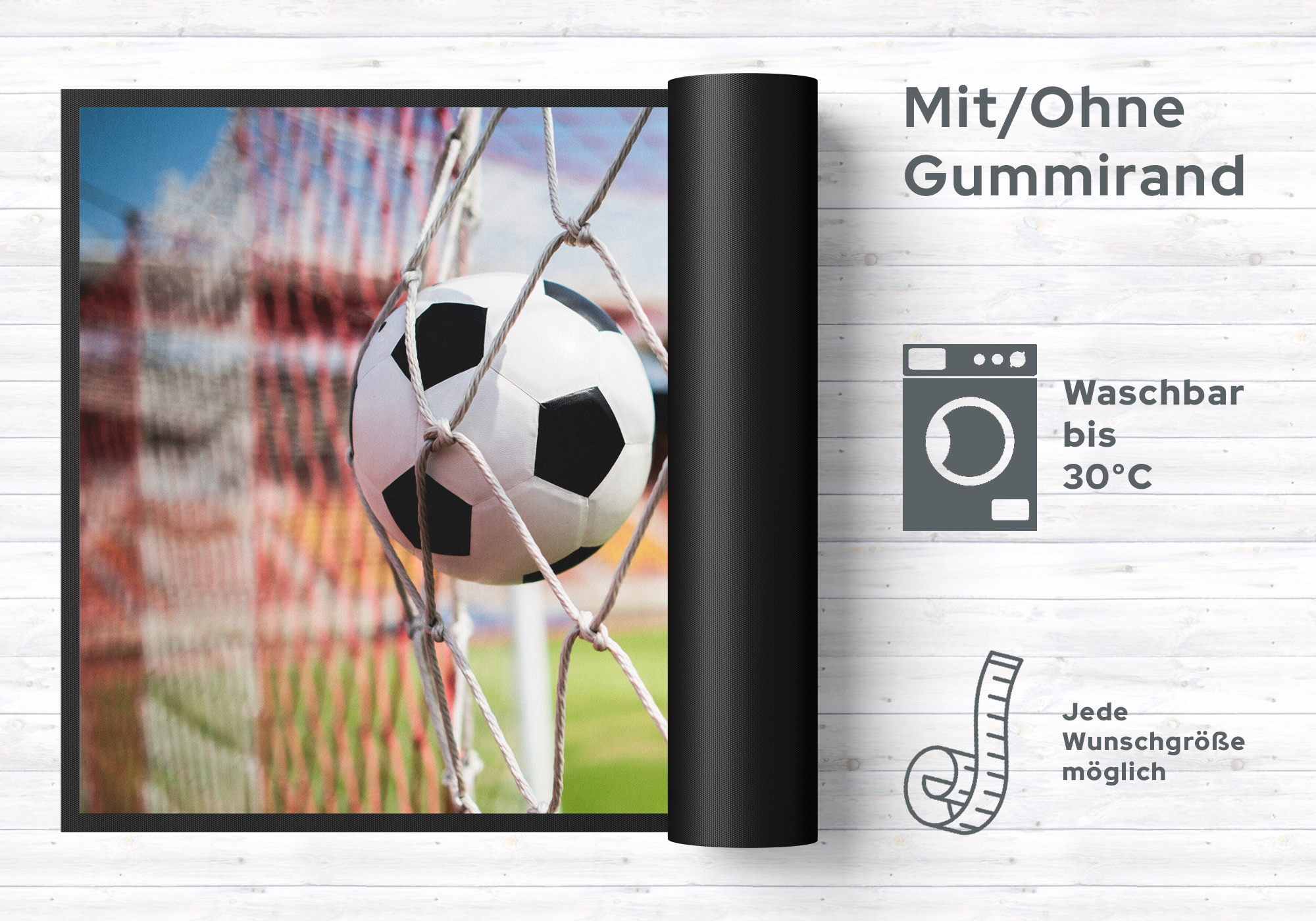 Fussmatte Fußball 10659